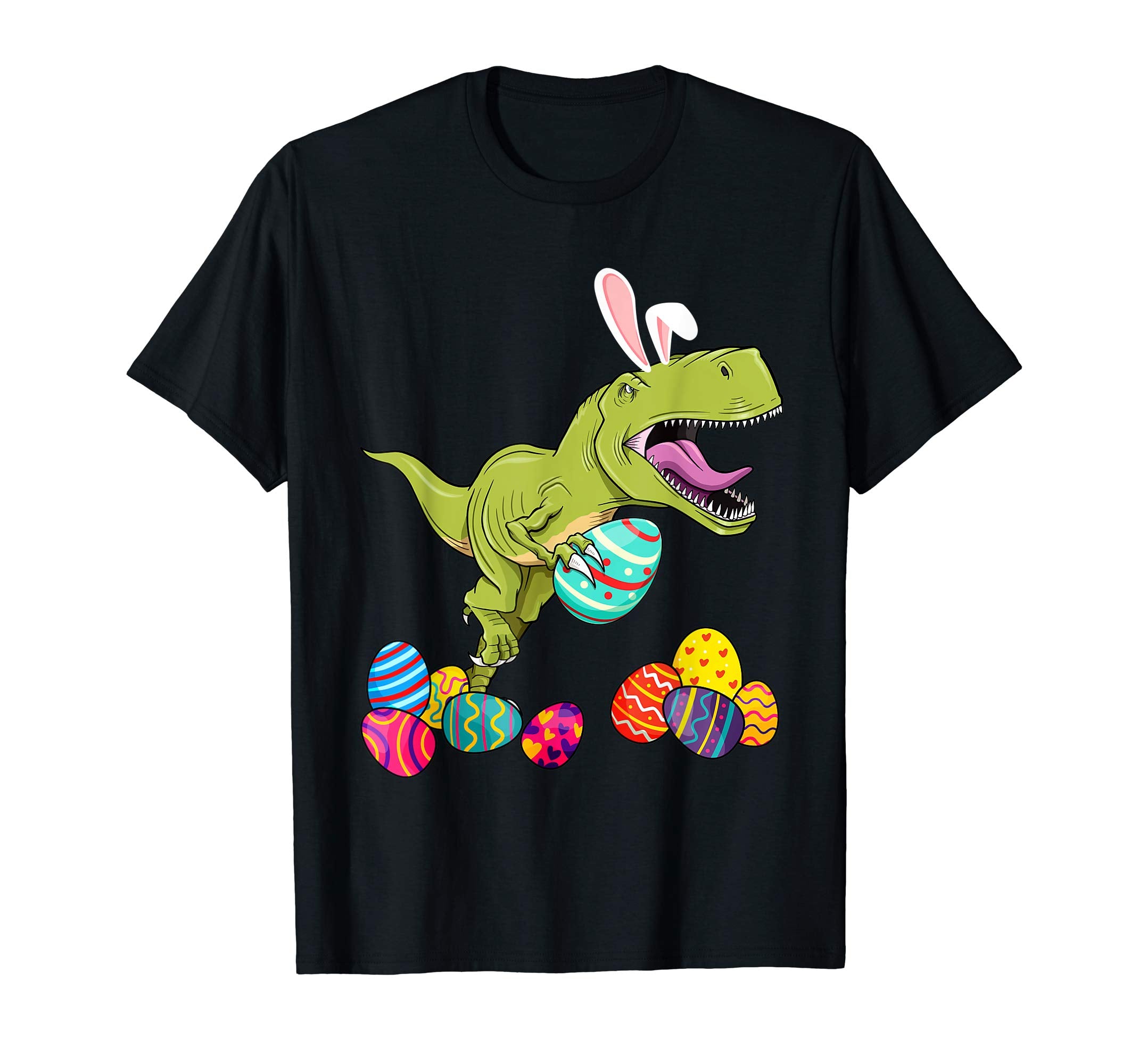 Easter Bunny Dinosaur T rex Eggs Cellent T shirt Boys Kids