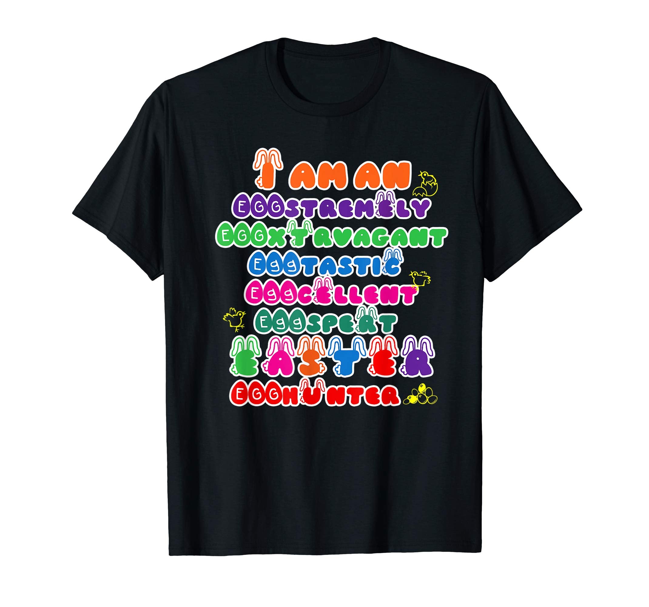 Easter tshirt For Boys Girls EggSpert EggCellent Eggs Hunter
