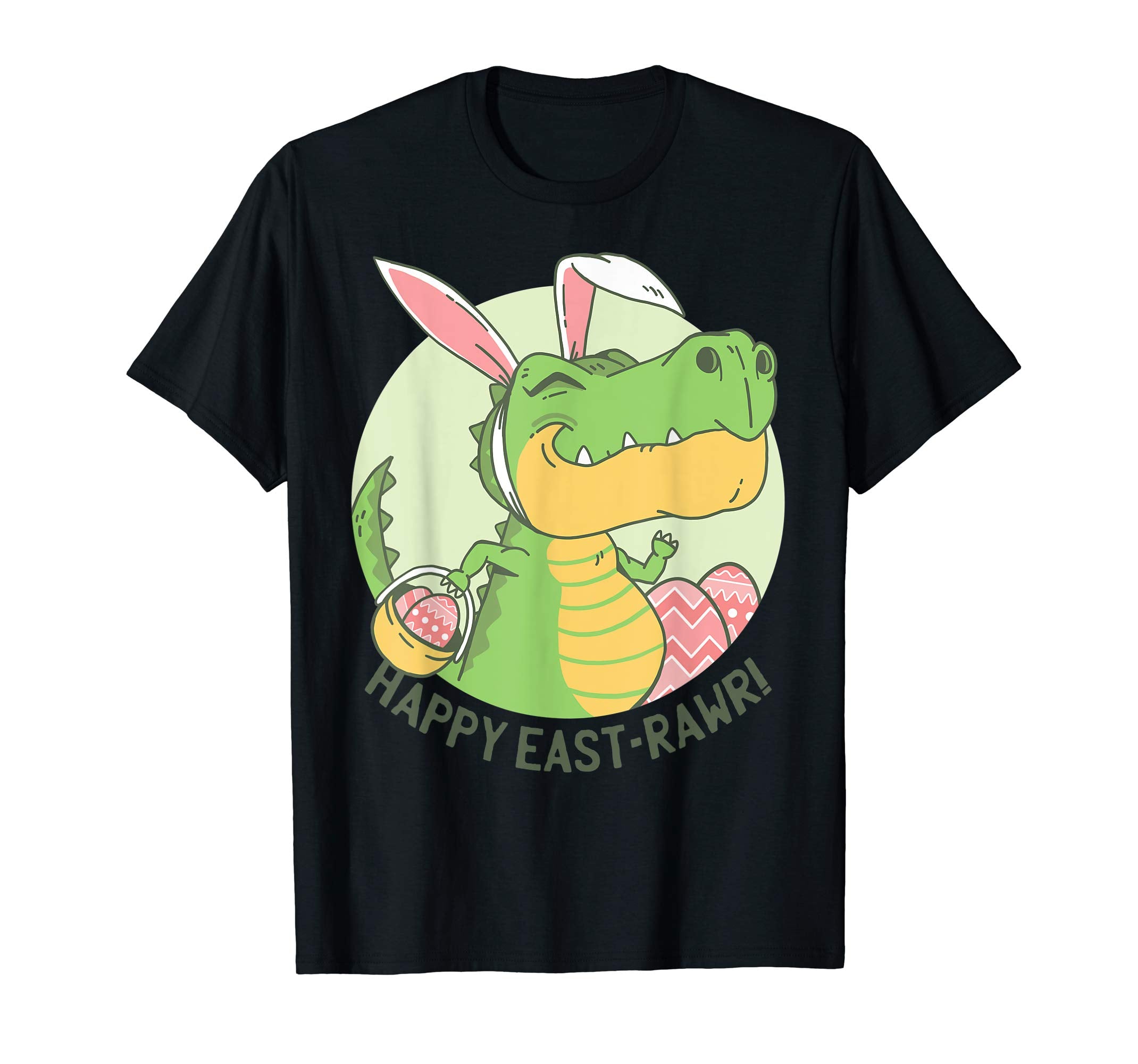 HAPPY EASTRAWR Shirt T Rex Dinosaur Easter Bunny Egg Kids