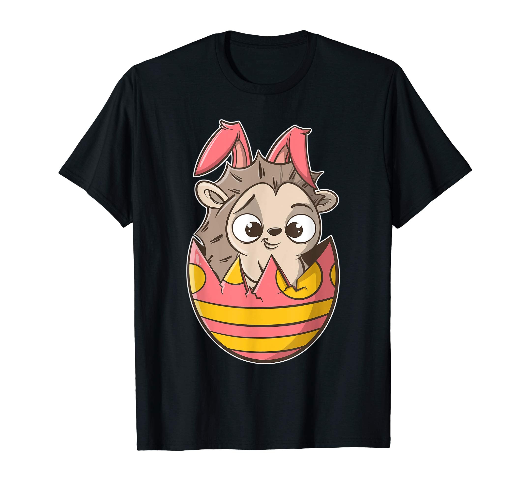 Hedgehog Bunny Easter T Shirt for Boys, Girls, &amp; Adults