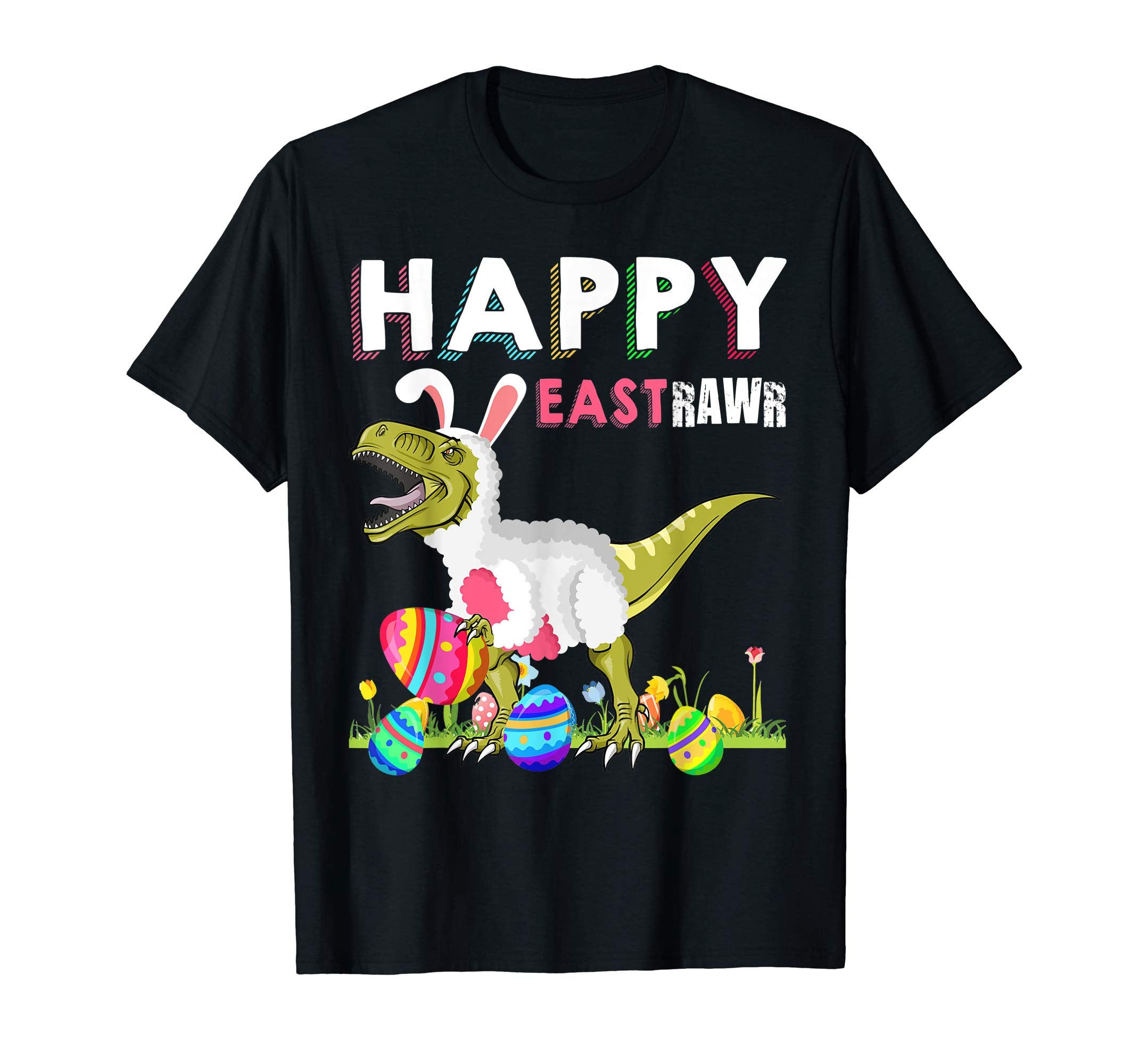 Rawr T-Rex Dinosaur Easter Shirt Gift For Son Kids Toodler