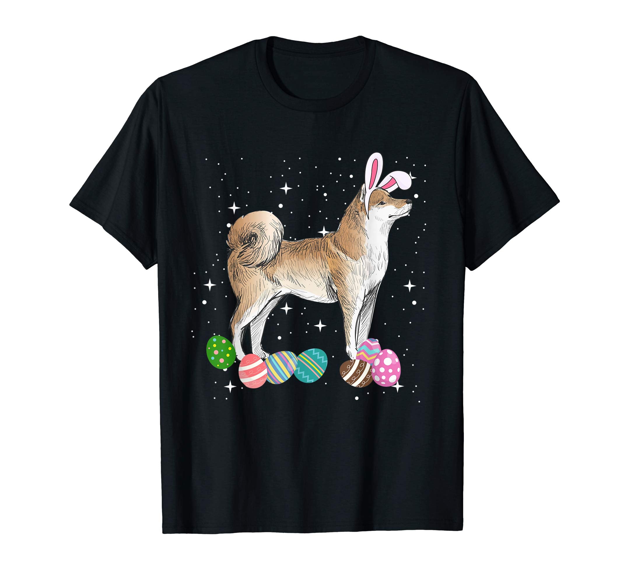 Shiba Inu Dressed As Easter Bunny With Rabbit Ears T-Shirt