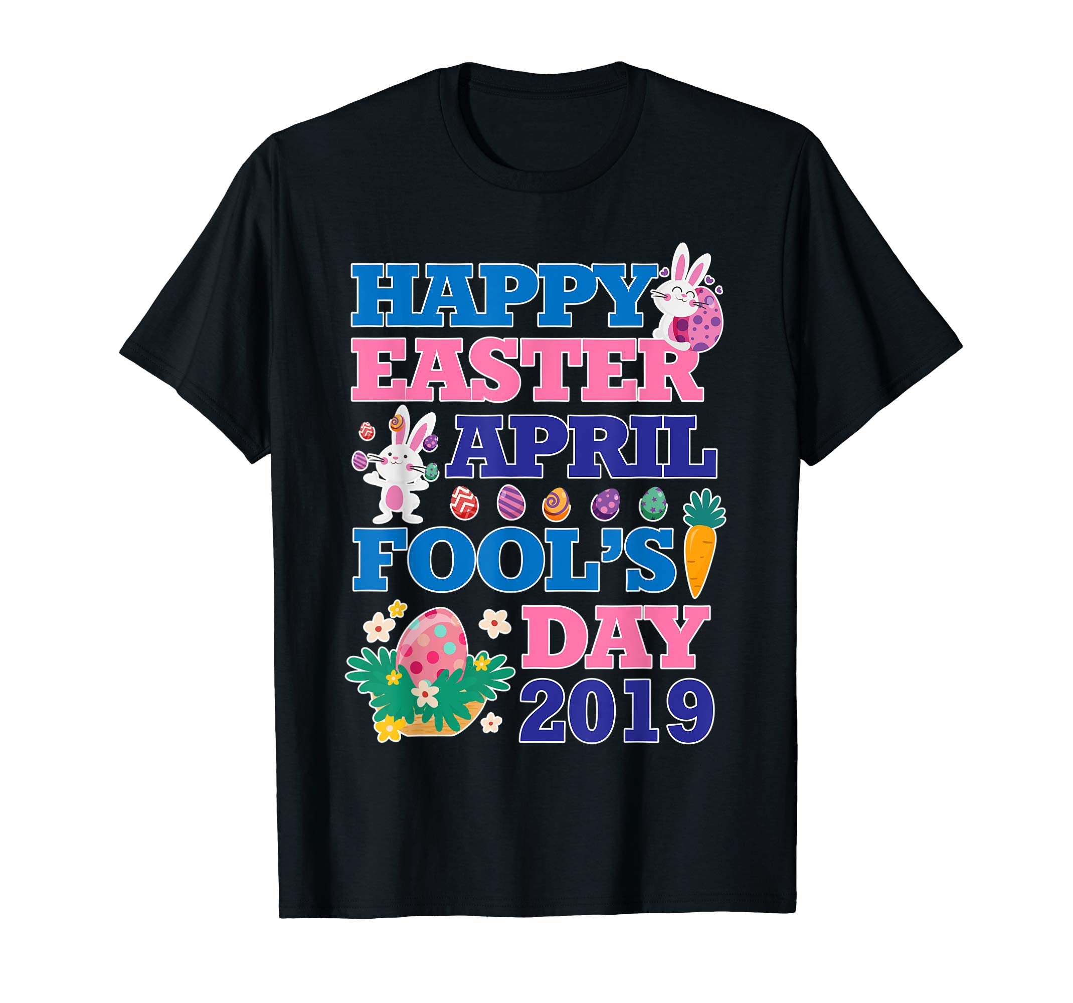 Bunny &amp; Carrot Easter Egg Happy Easter April Fool's Day 2019