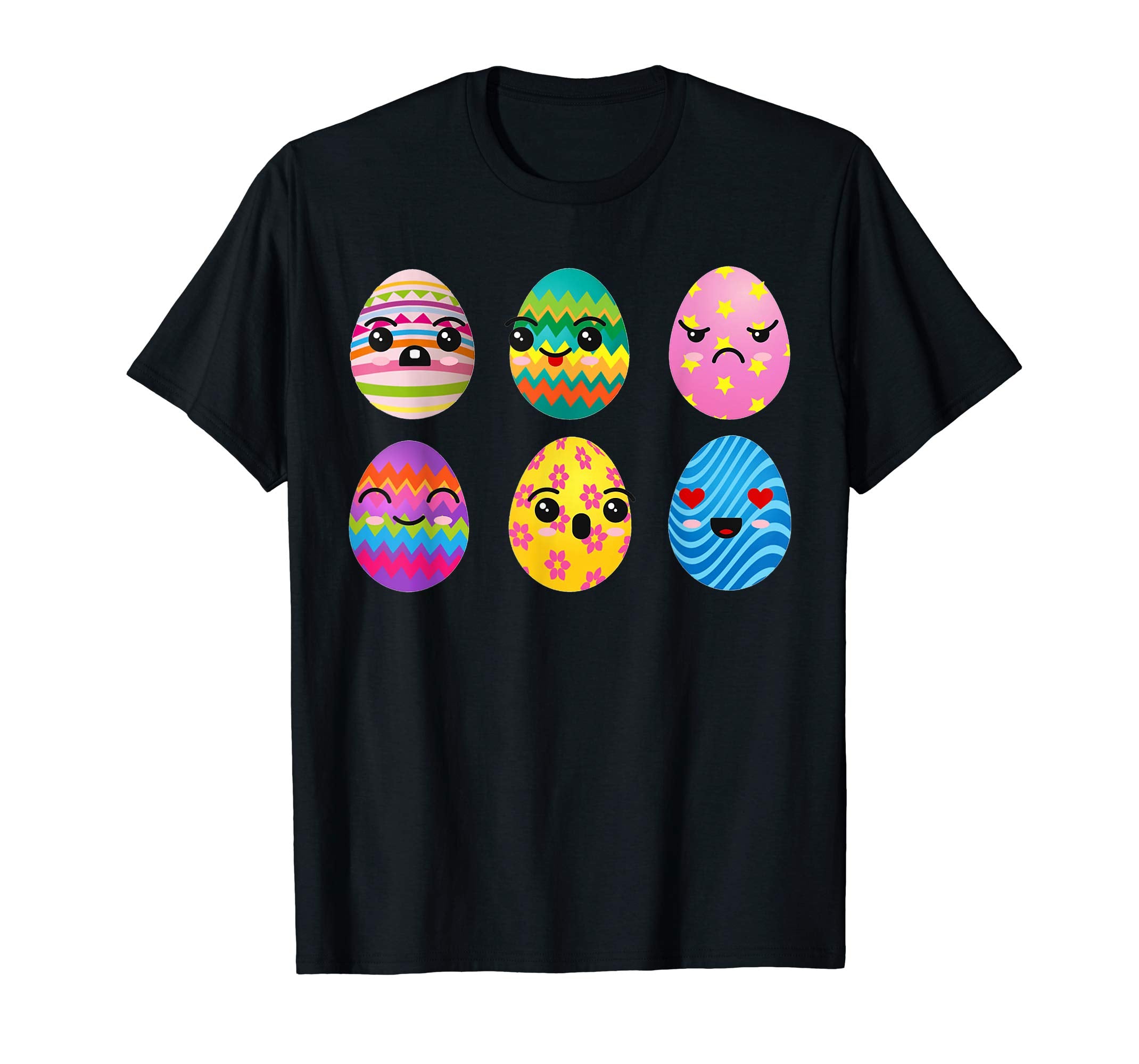 FUNNY EASTER EGG T SHIRT Emoticons Gifts Men Women Kids