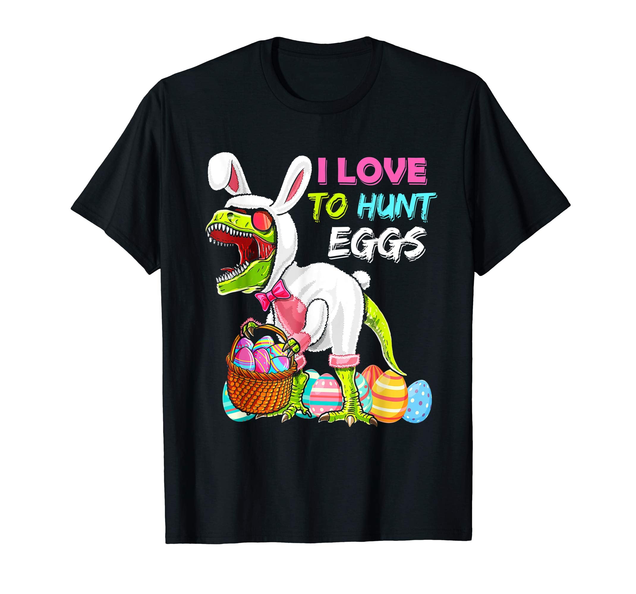 Easter Shirt Dinosaur T Rex Kids Boys Girls EGG Hunts Gift