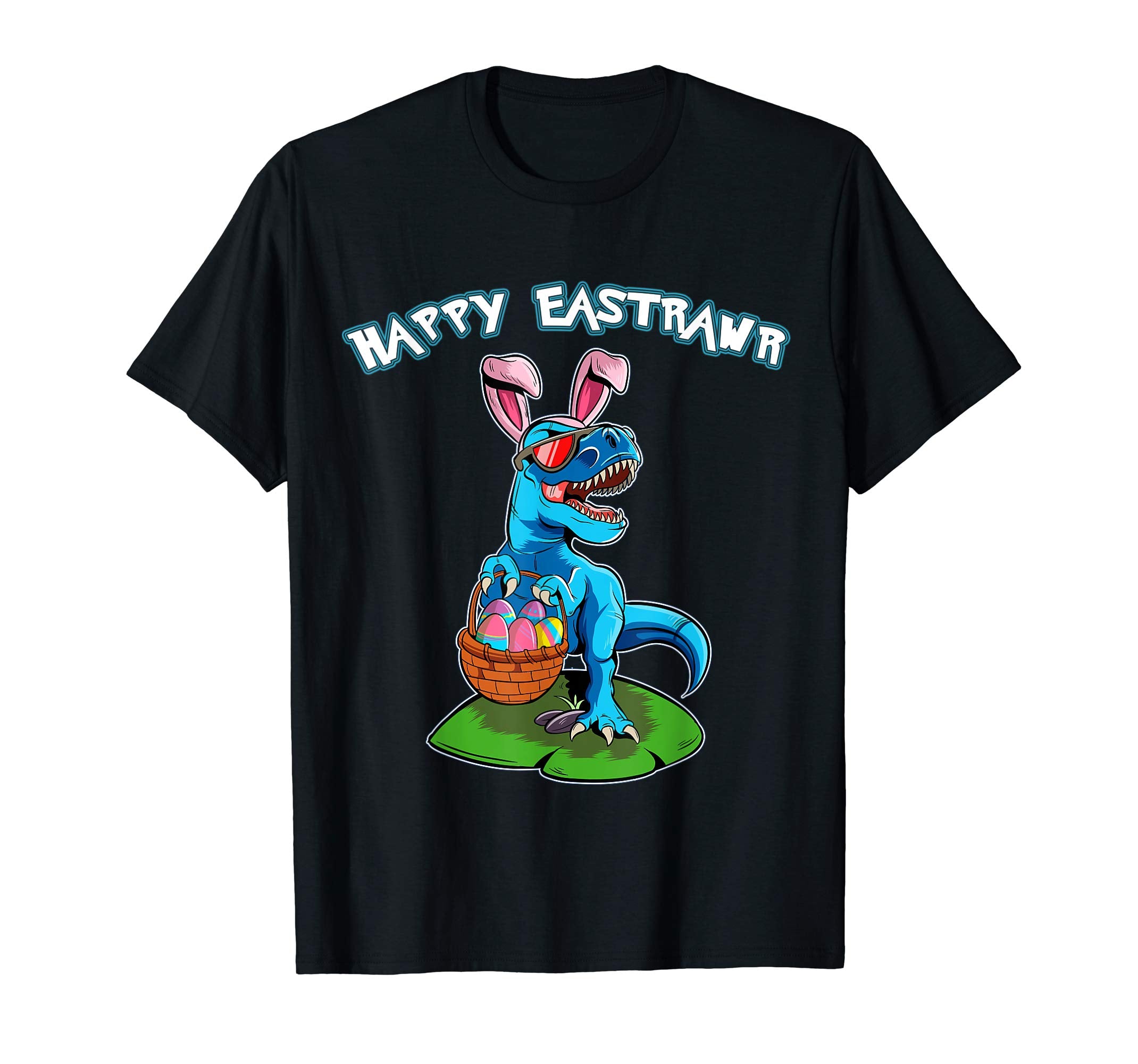 Happy Eastrarw Funny T-Rex Easter Egg Hunt T Shirt