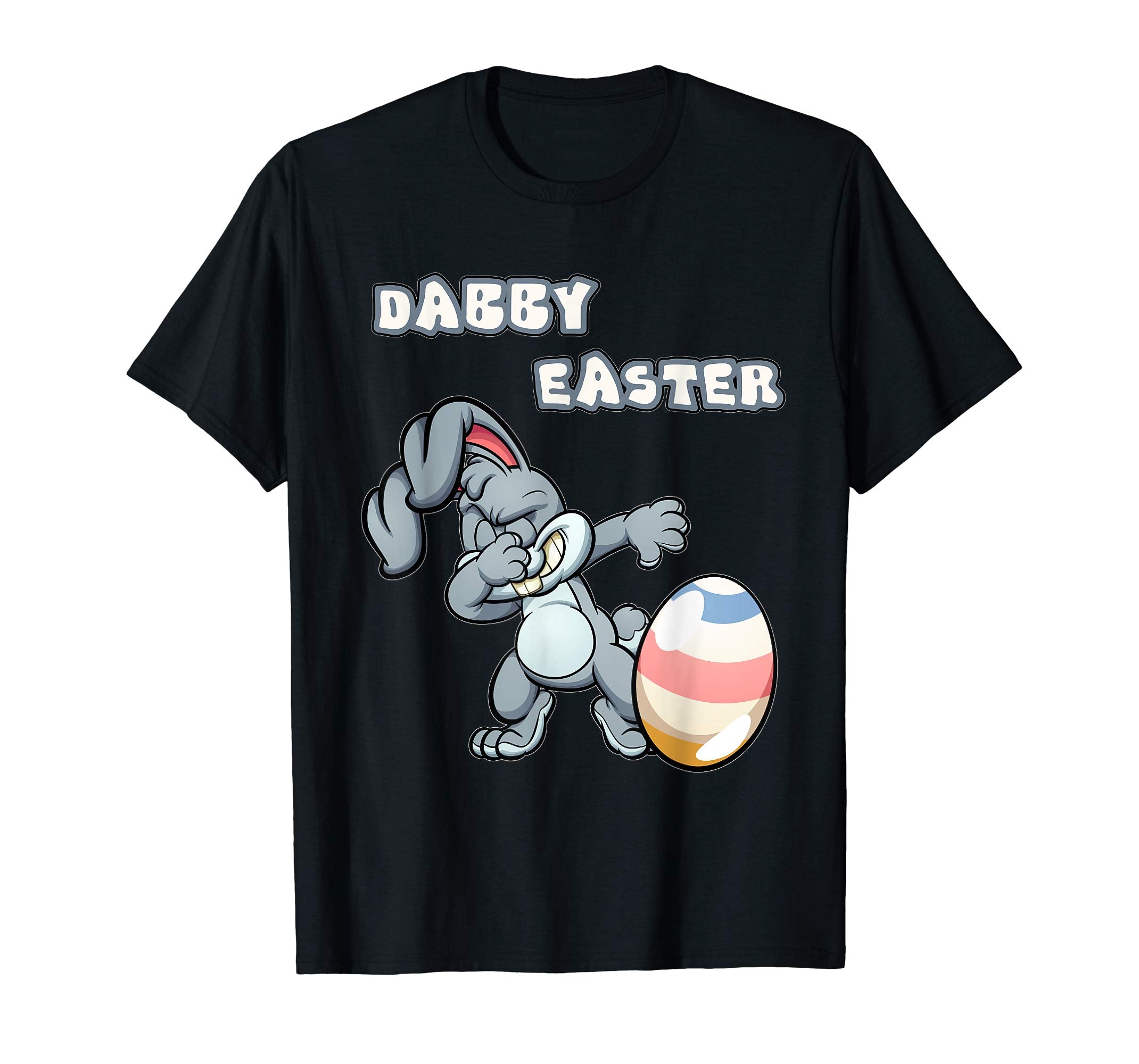 Easter Shirt For Kids Boys Girls Dabbing Easter Bunny Gift