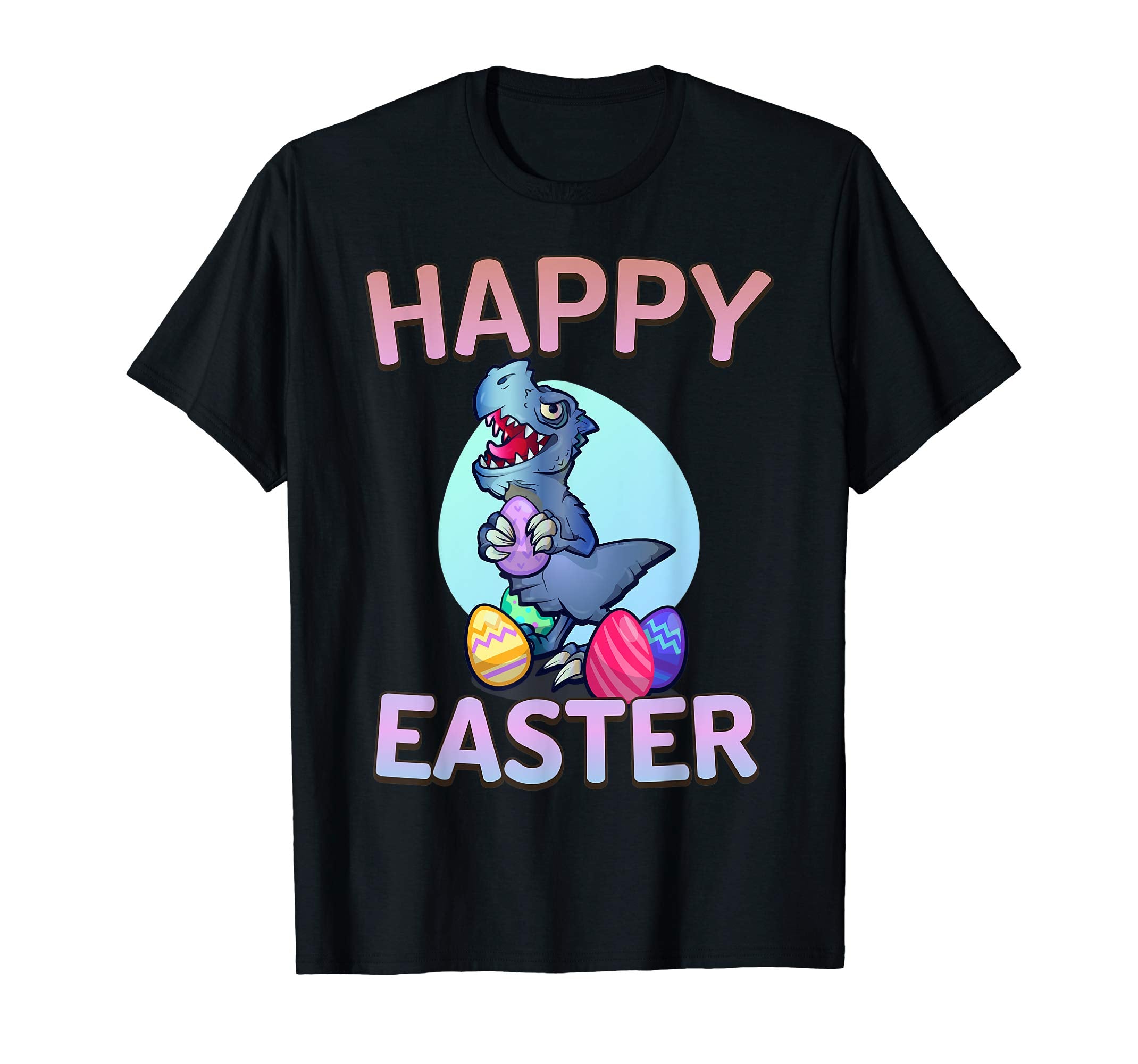 Happy Easter Dinosaur T-Rex Eggs Gift T Shirt boys girls
