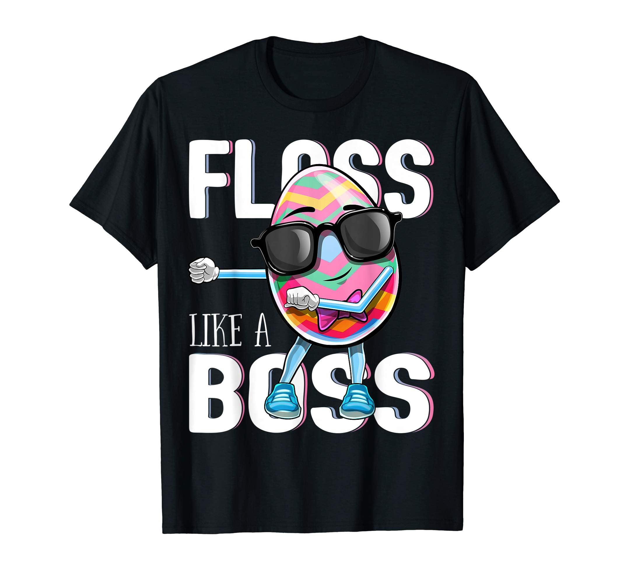 Floss Like a Boss Flossing Easter Egg Shirt Kids Easter Gift
