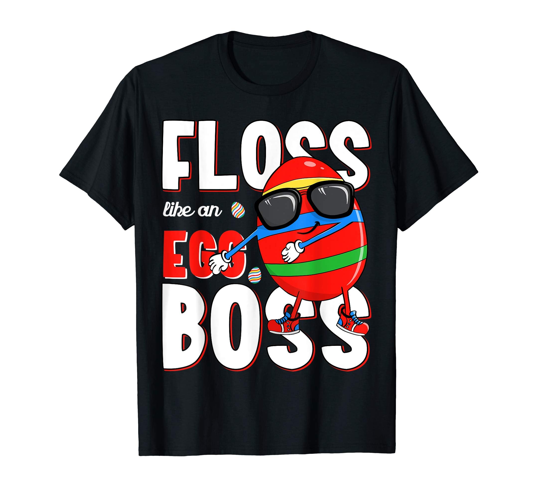 Floss Like a Boss Easter T-shirt Funny Flossing Dance Egg