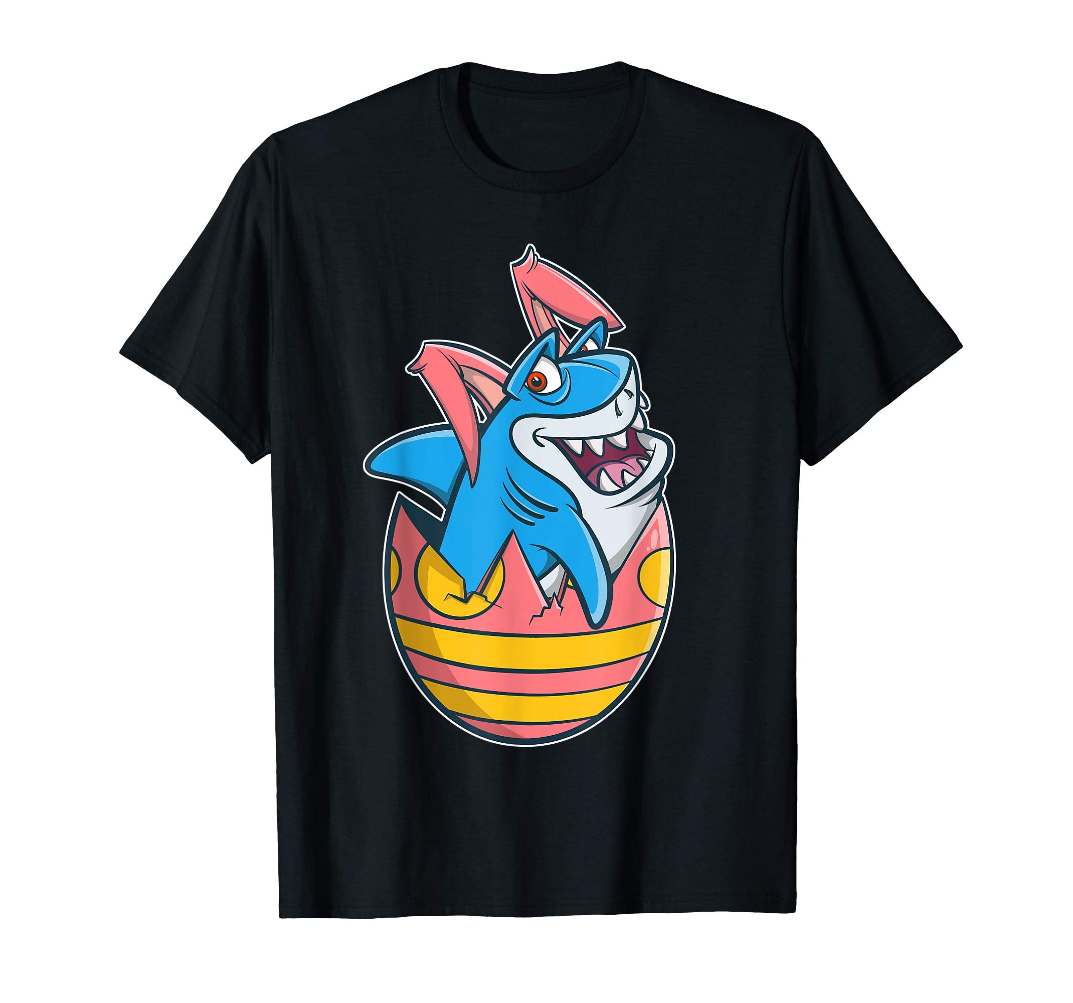 Shark Bunny Easter T Shirt for Boys, Girls, &amp; Adults