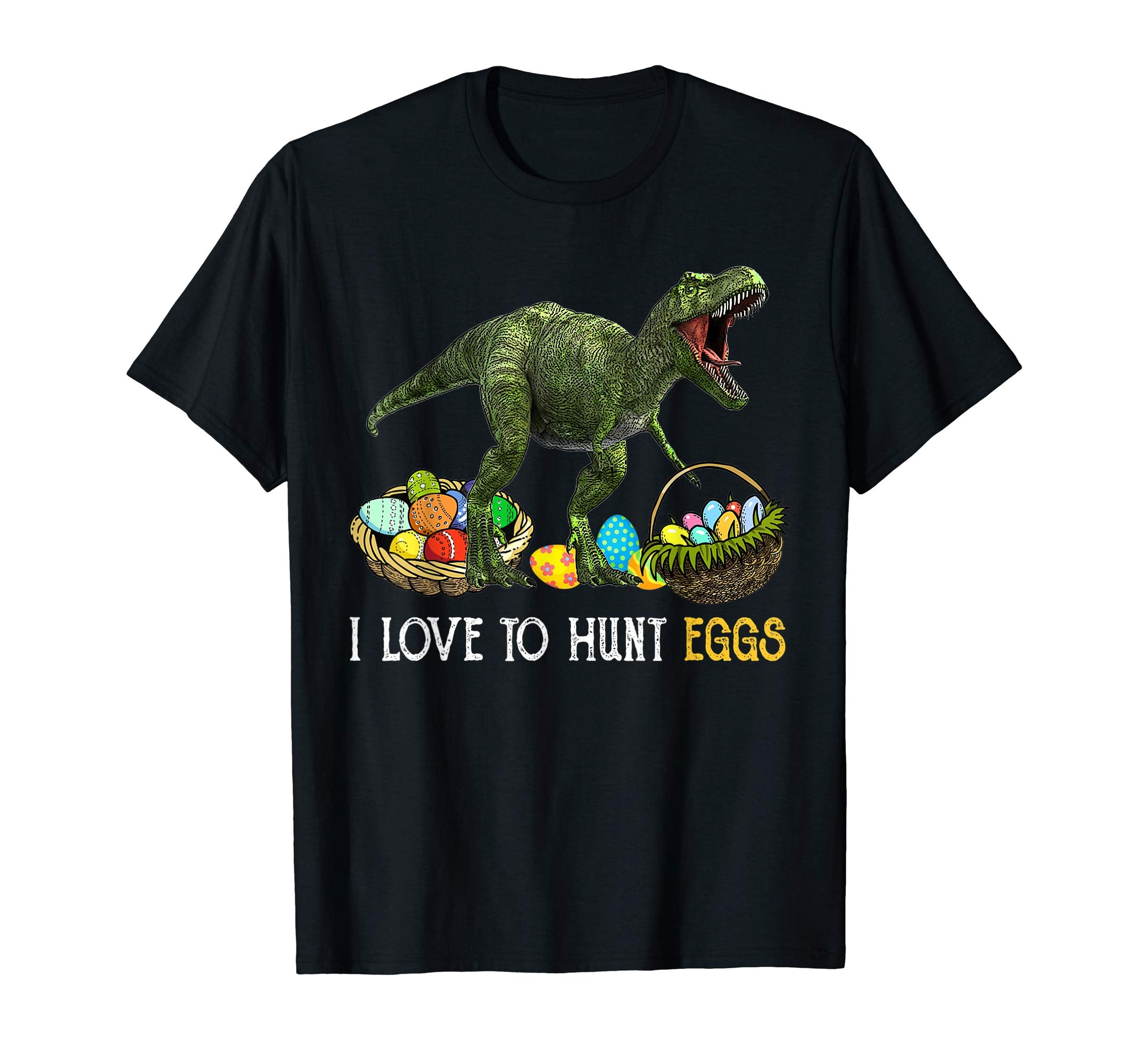 Easter Shirt Dinosaur T Rex Kids Boys Girls EGG Hunts