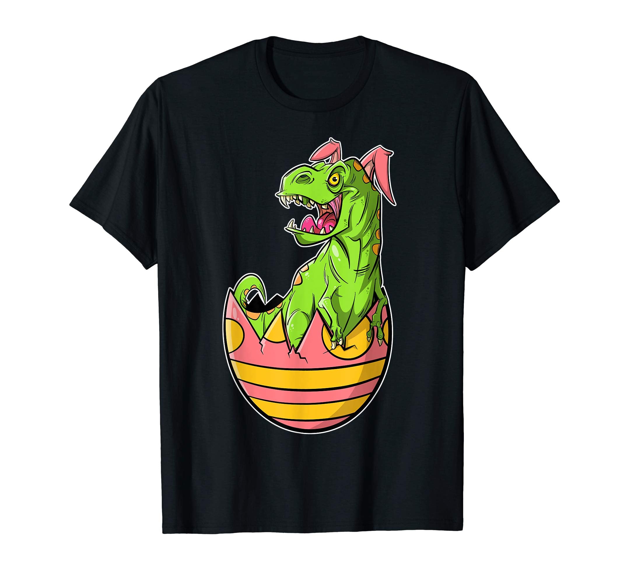 Dinosaur Bunny Easter T Shirt for Boys, Girls, &amp; Adults
