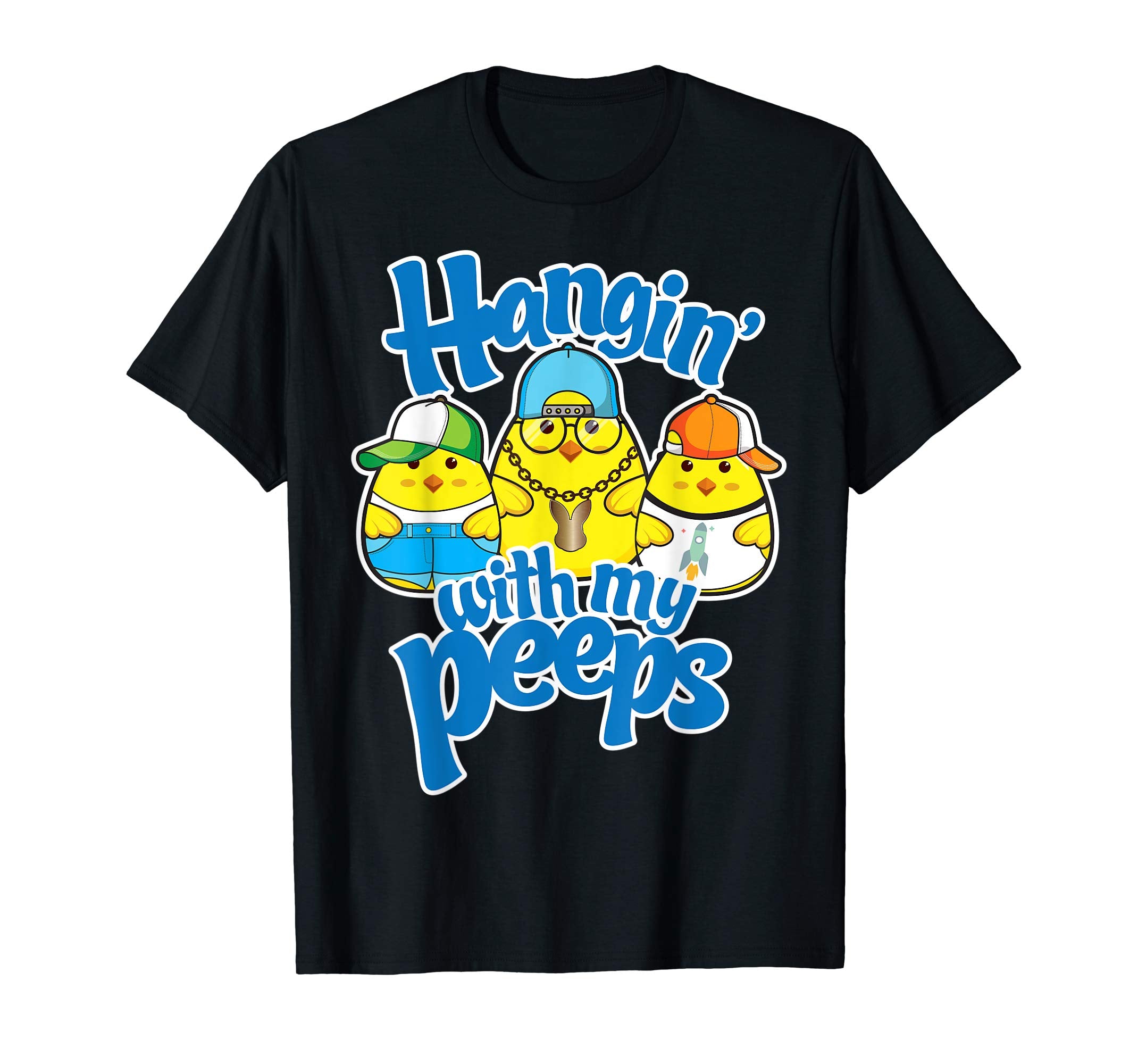 Boys Hanging with my peeps shirt Easter Egg Hunt T-shirt Tee