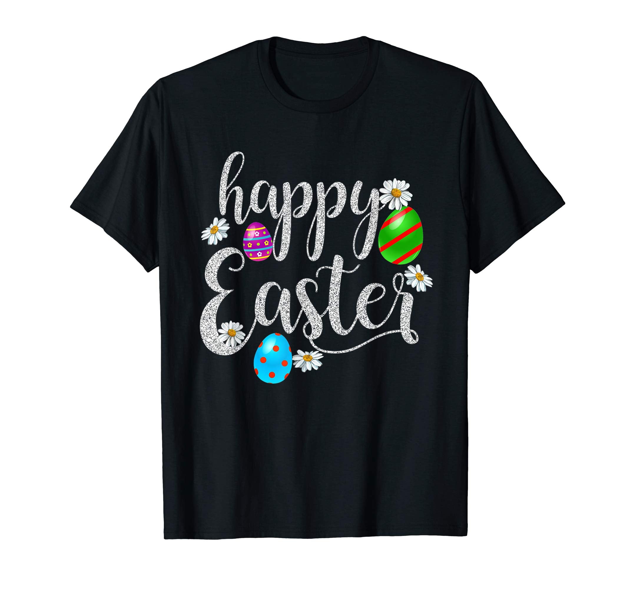 Easter T Shirt Happy Easter Eggs Tshirt Colorful Egg Gift