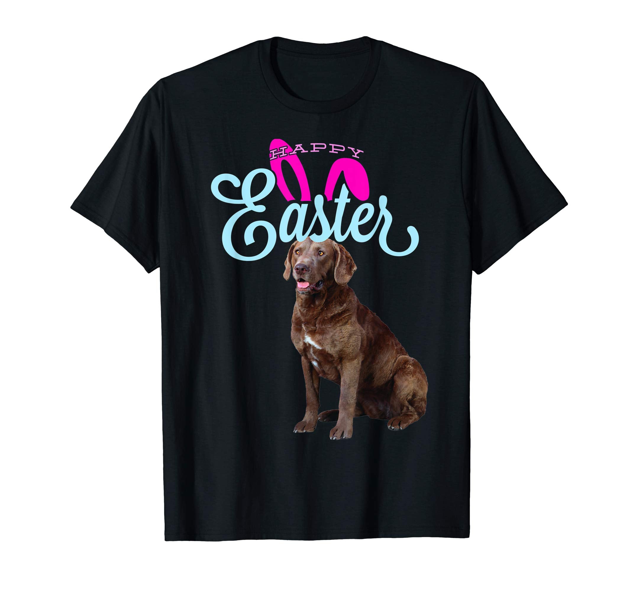 Easter Bunny Chesapeake Bay Retriever Tshirt Dog Women Gift