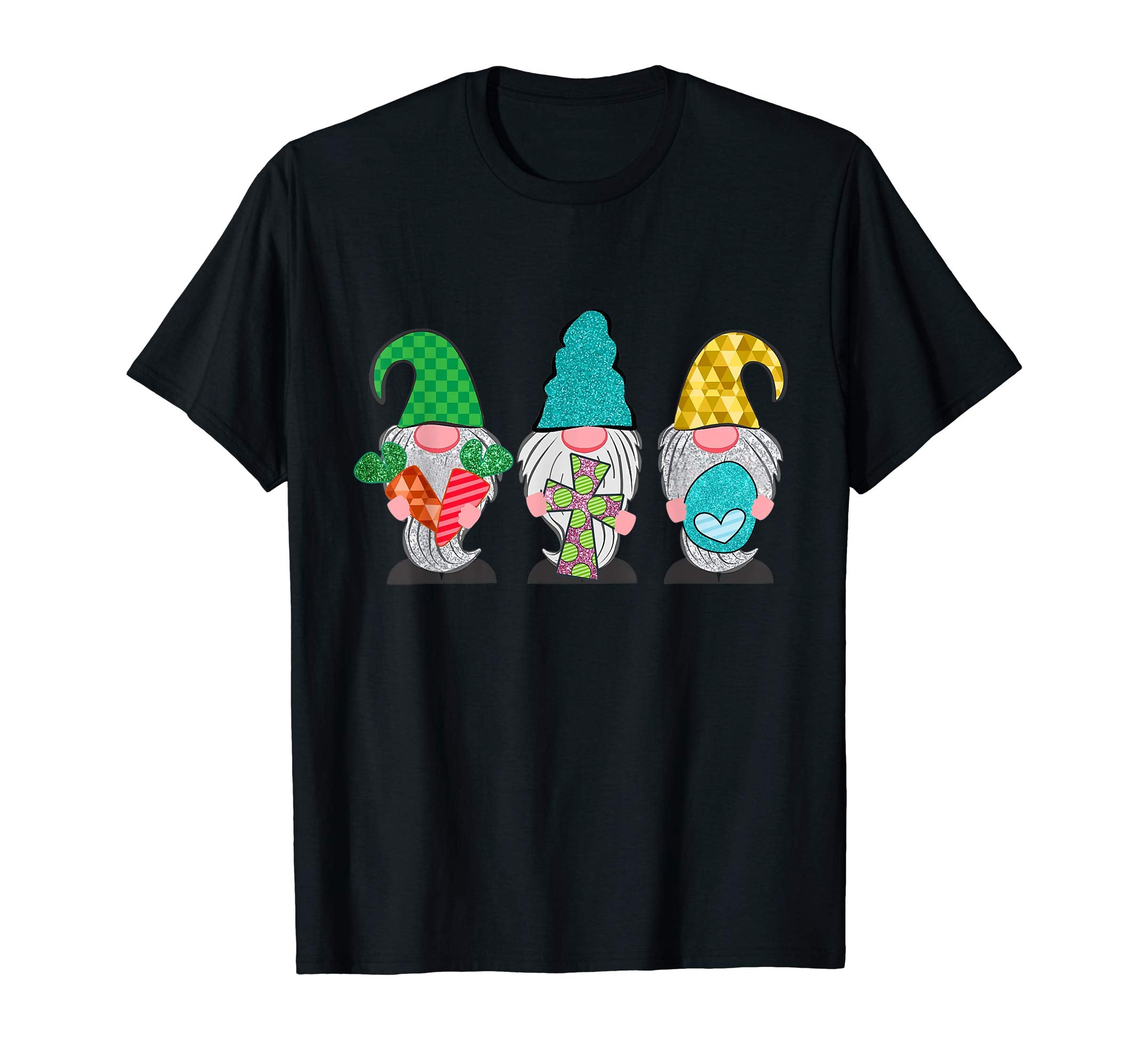 Three Gnome holding Easter egg funny shirt for men women kid