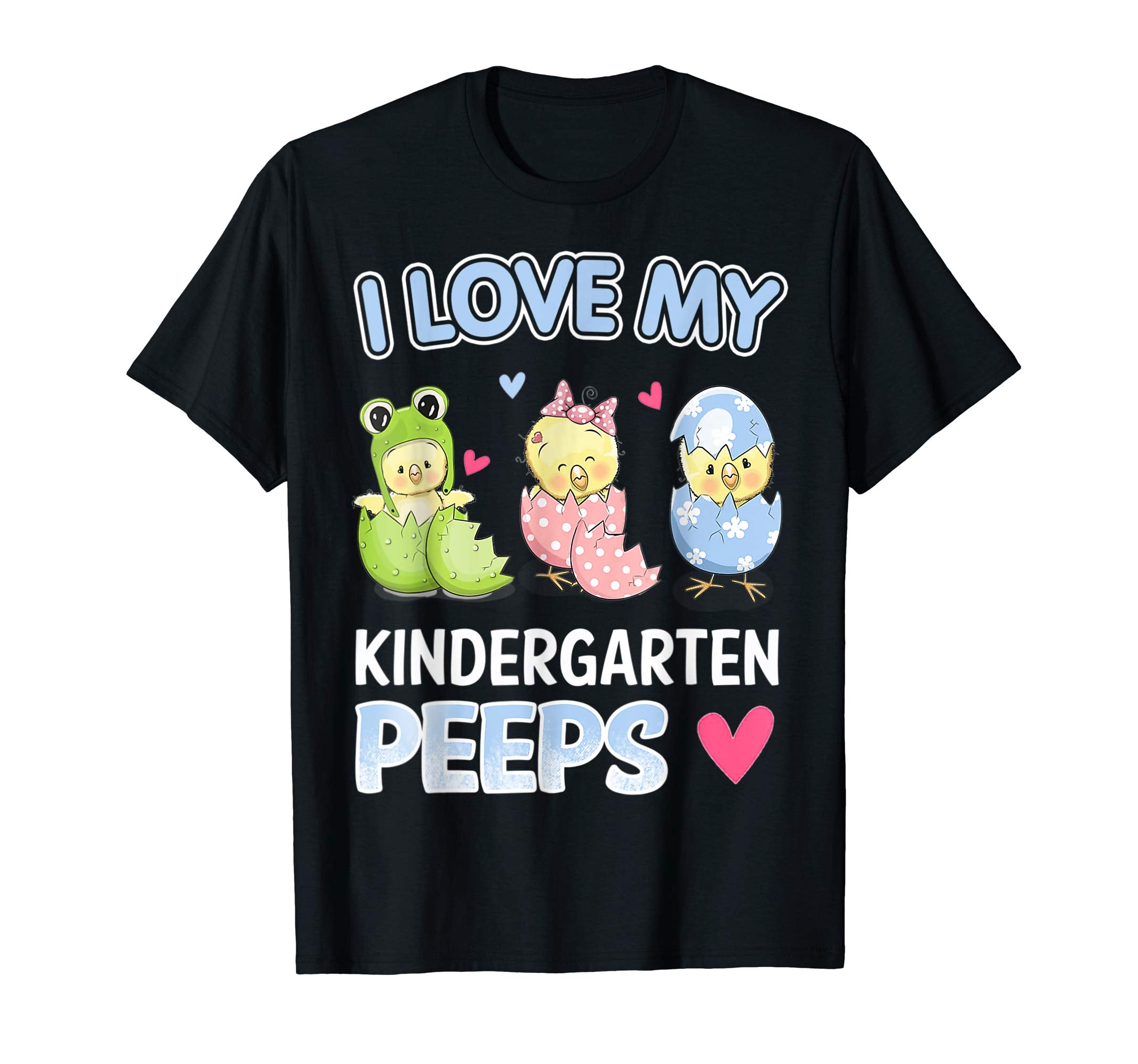 I Love My Kindergarten Peeps Easter Day TShirt