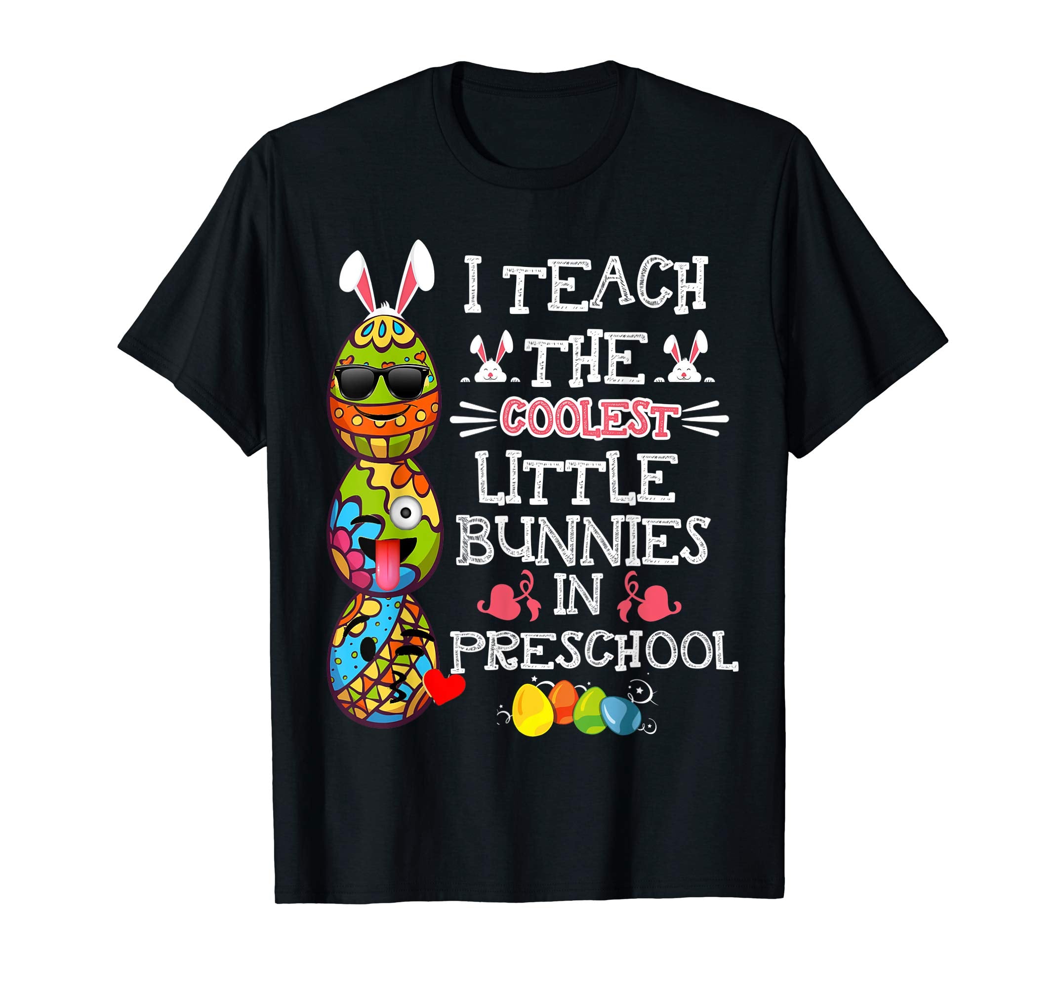 Easter Preschool Teacher T Shirt Easter Egg Emoji T Shirt