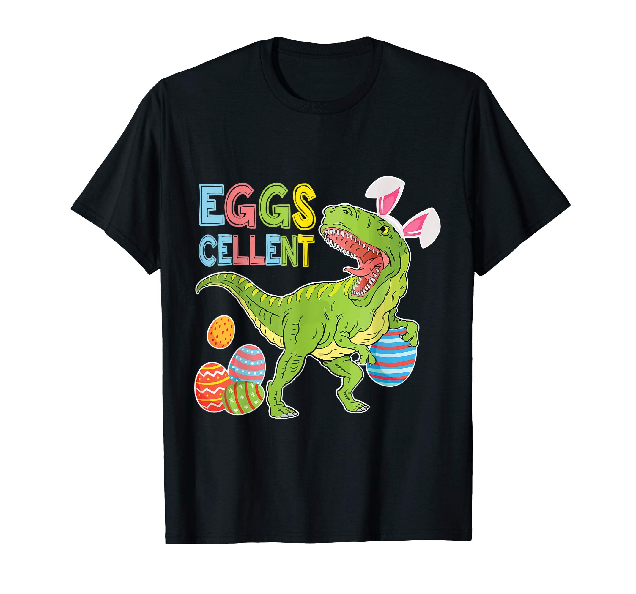 Dinosaur T-rex Rabbit Easter Shirt Eggs Cellent Excellent