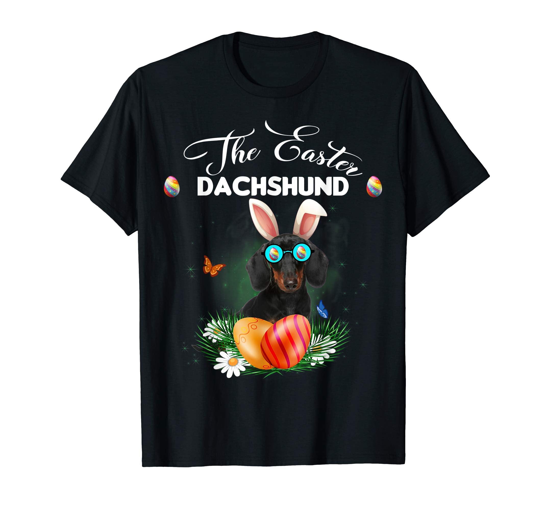 Dachshund Bunny Easter Day Dog Gifts T-Shirt