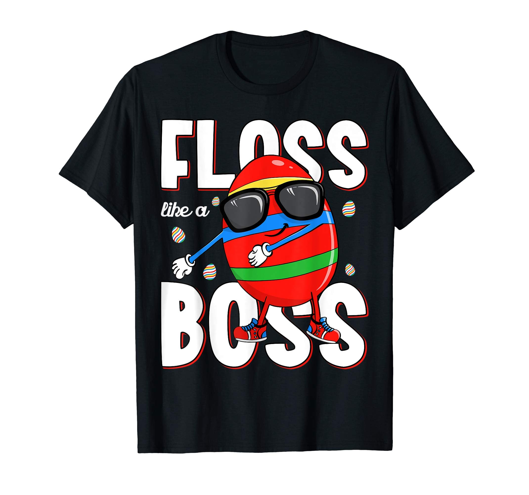 Floss Like a Boss Easter T-shirt Funny Flossing Dance Egg