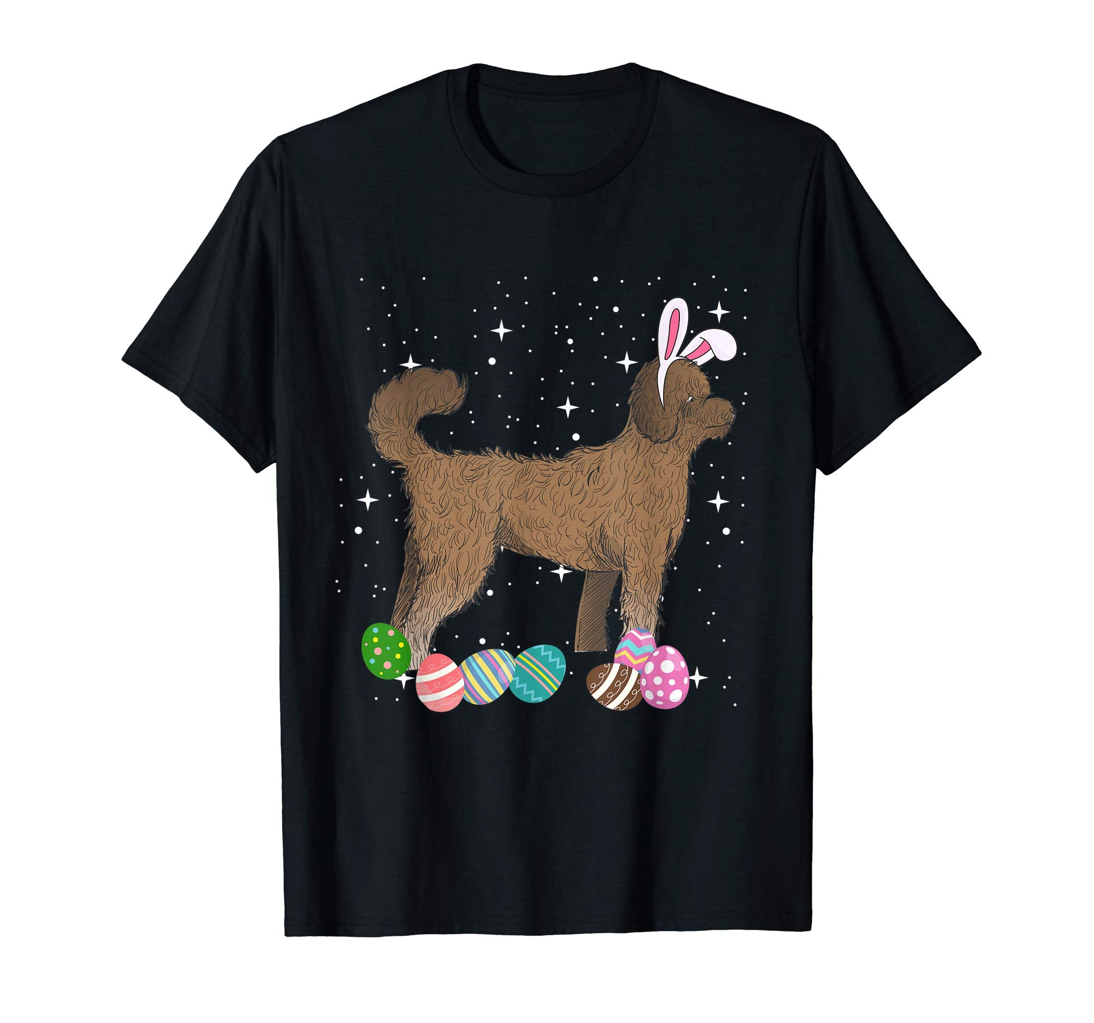Poodle Dressed As Easter Bunny With Rabbit Ears T-Shirt
