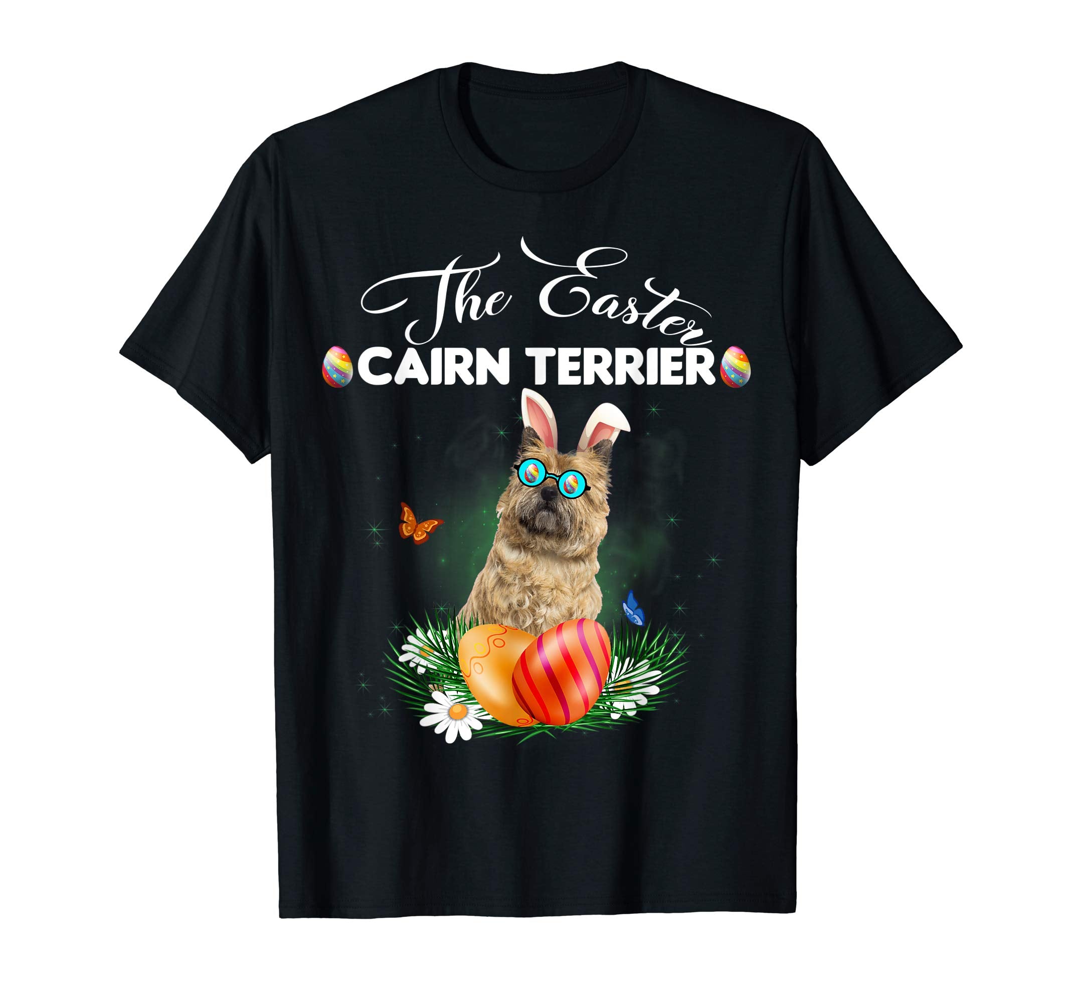 Cairn Terrier Bunny Easter Day Dog Gifts T-Shirt