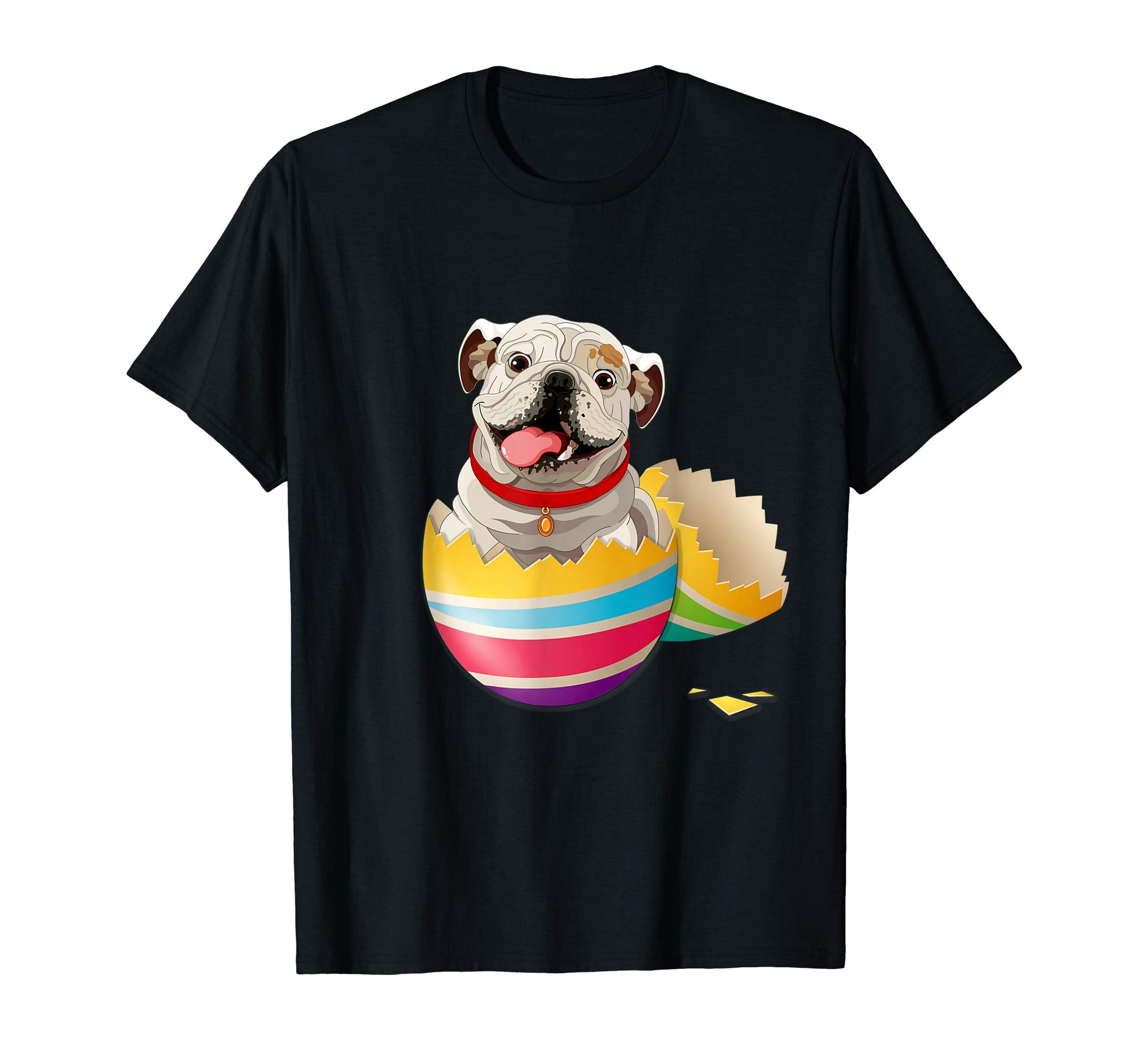 English Bulldog Hatching From Easter Egg Easter Day Shirt