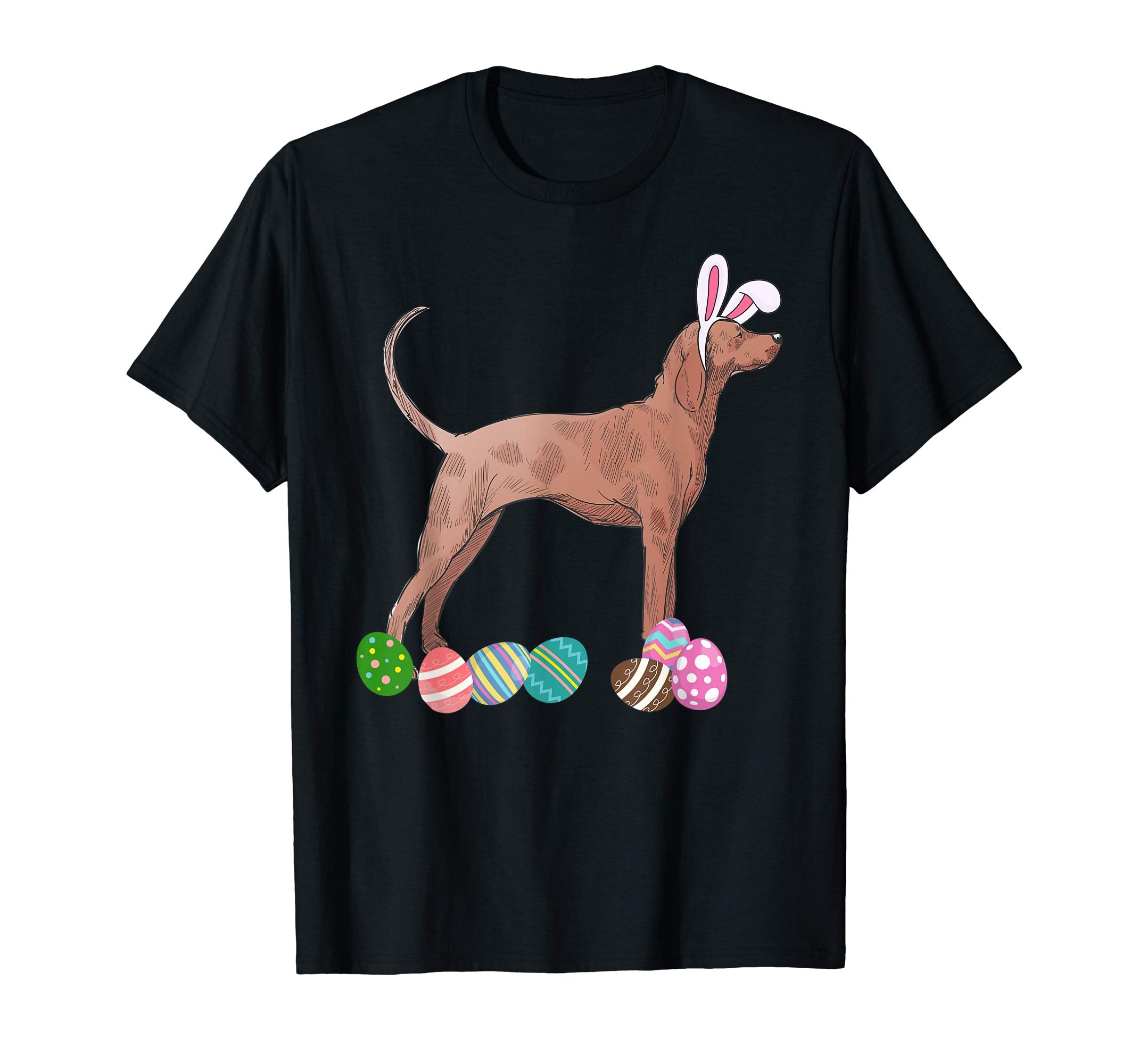 Greyhound Dressed As Easter Bunny With Rabbit Ears T-Shirt
