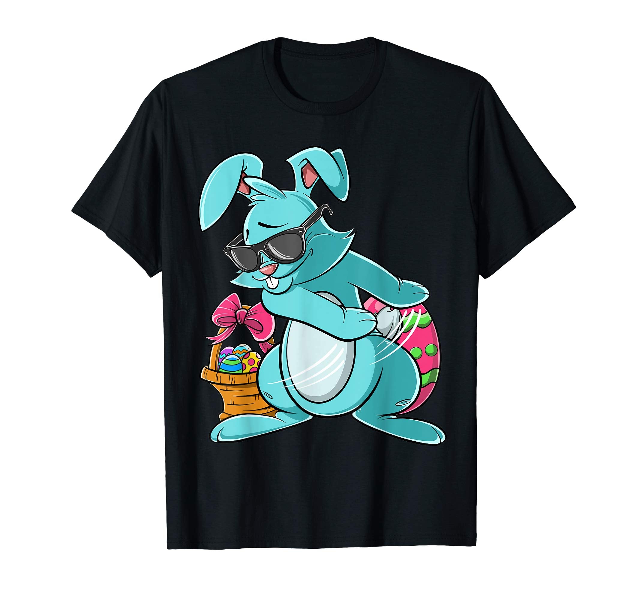 Flossing Bunny Easter T Shirt Gift for Boys Girls Adults