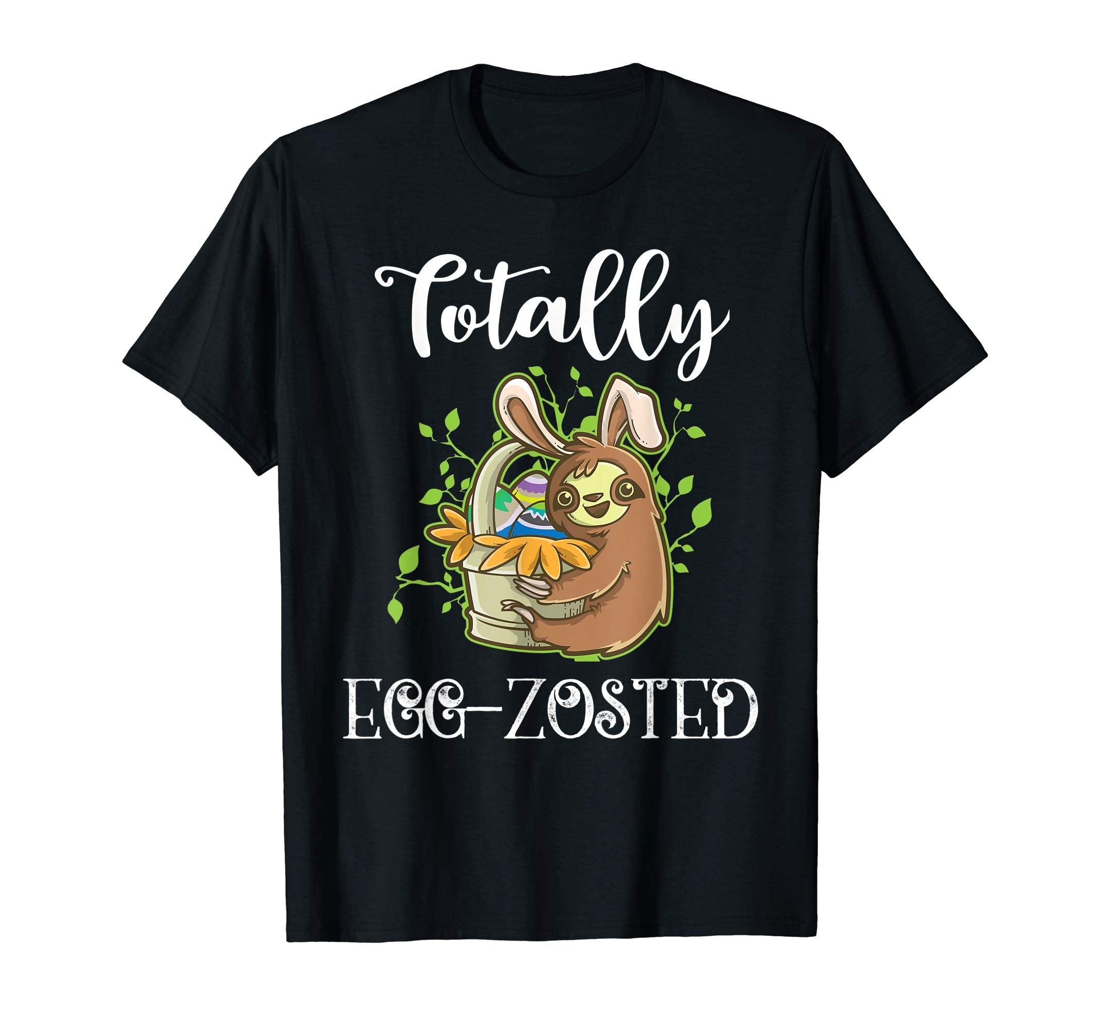 Sloth Easter T-Shirt For Lazy Tired People Adult Humor Gift