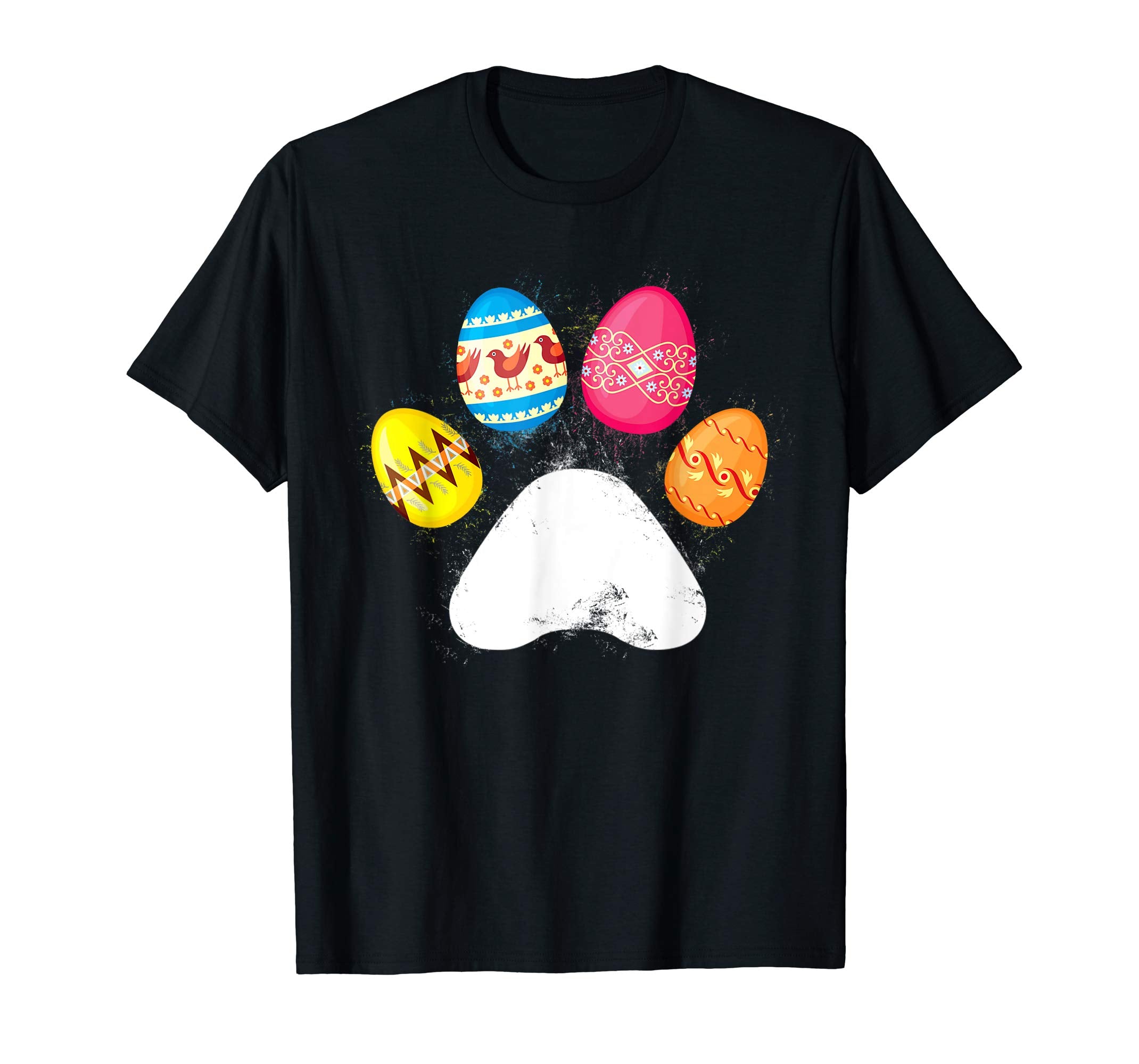 Easter Eggs Paw T shirt Easter Gift for Dog lovers