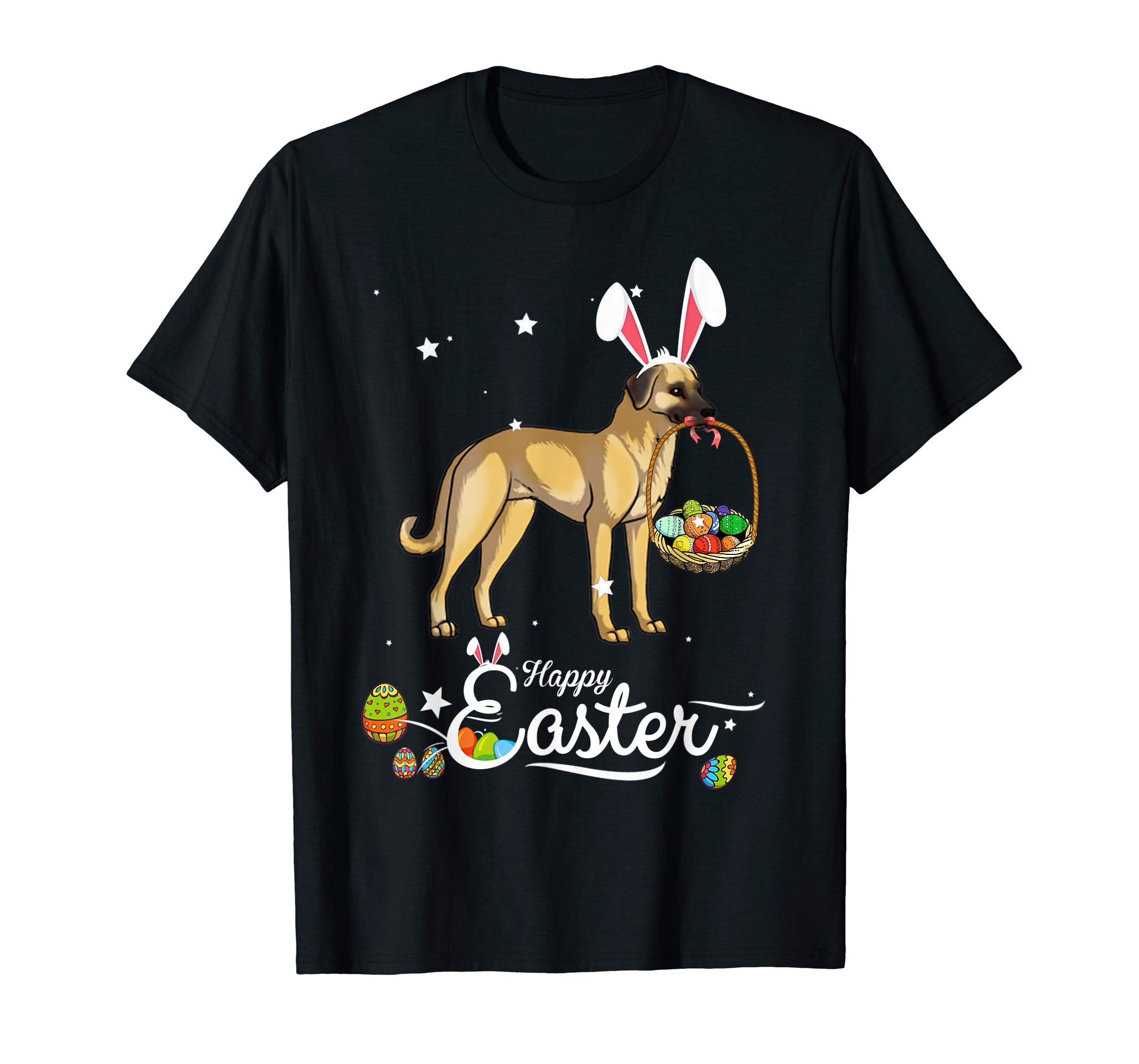 Anatolian Shepherd Dog With Bunny Hat Easter Costume T Shirt