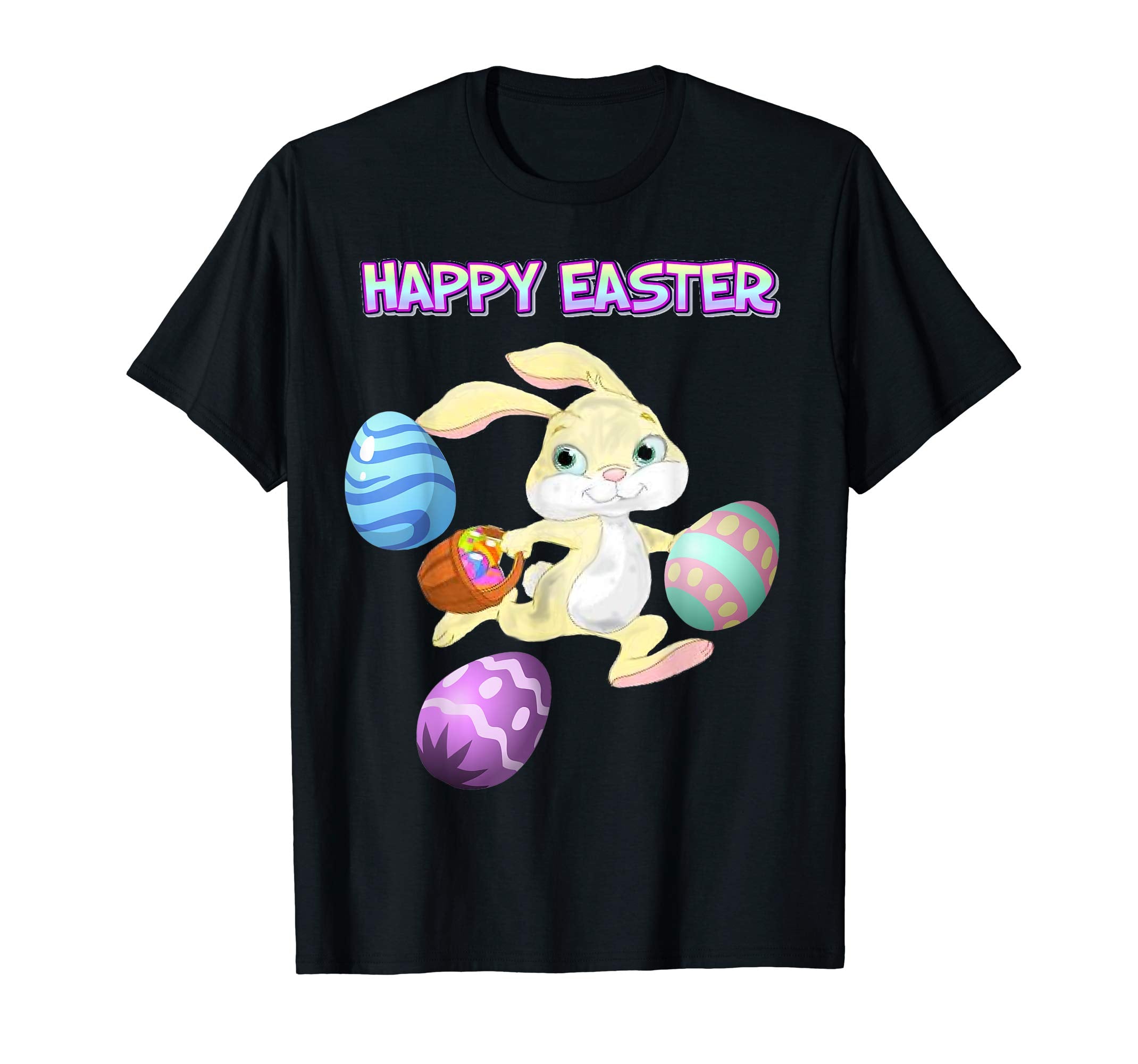 Easter T Shirt Happy Easter Eggs Tshirt Colorful Egg boy