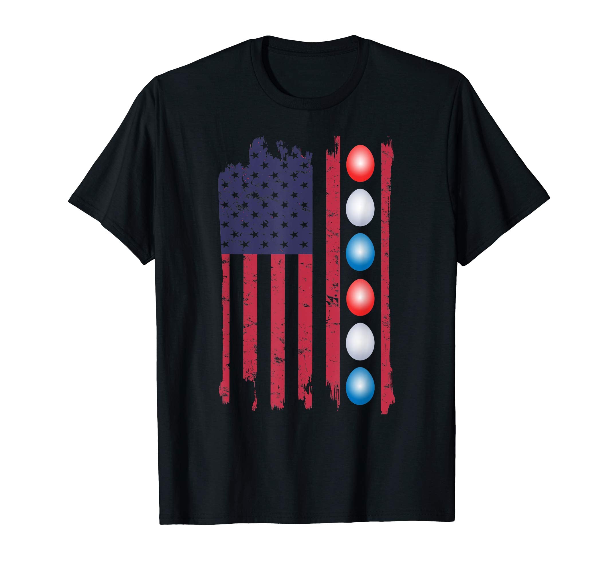 Funny Easter Shirt American Flag Patriotic Easter Gift Tee
