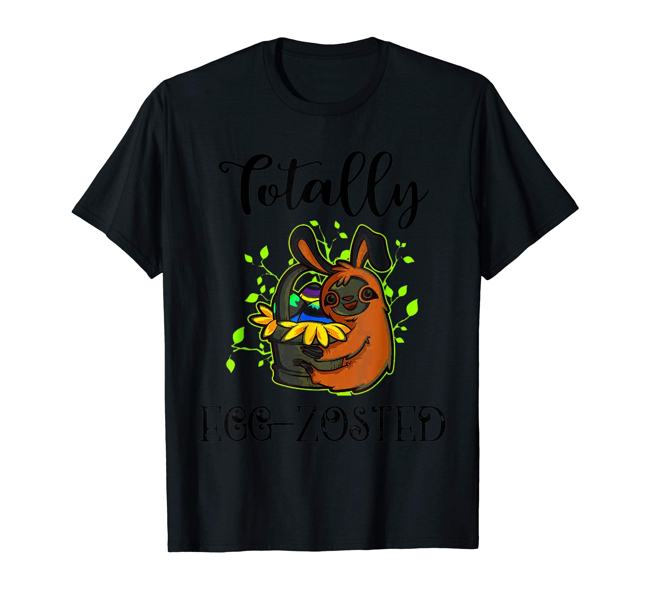 Sloth Easter T-Shirt For Lazy Tired People Adult Humor Gift