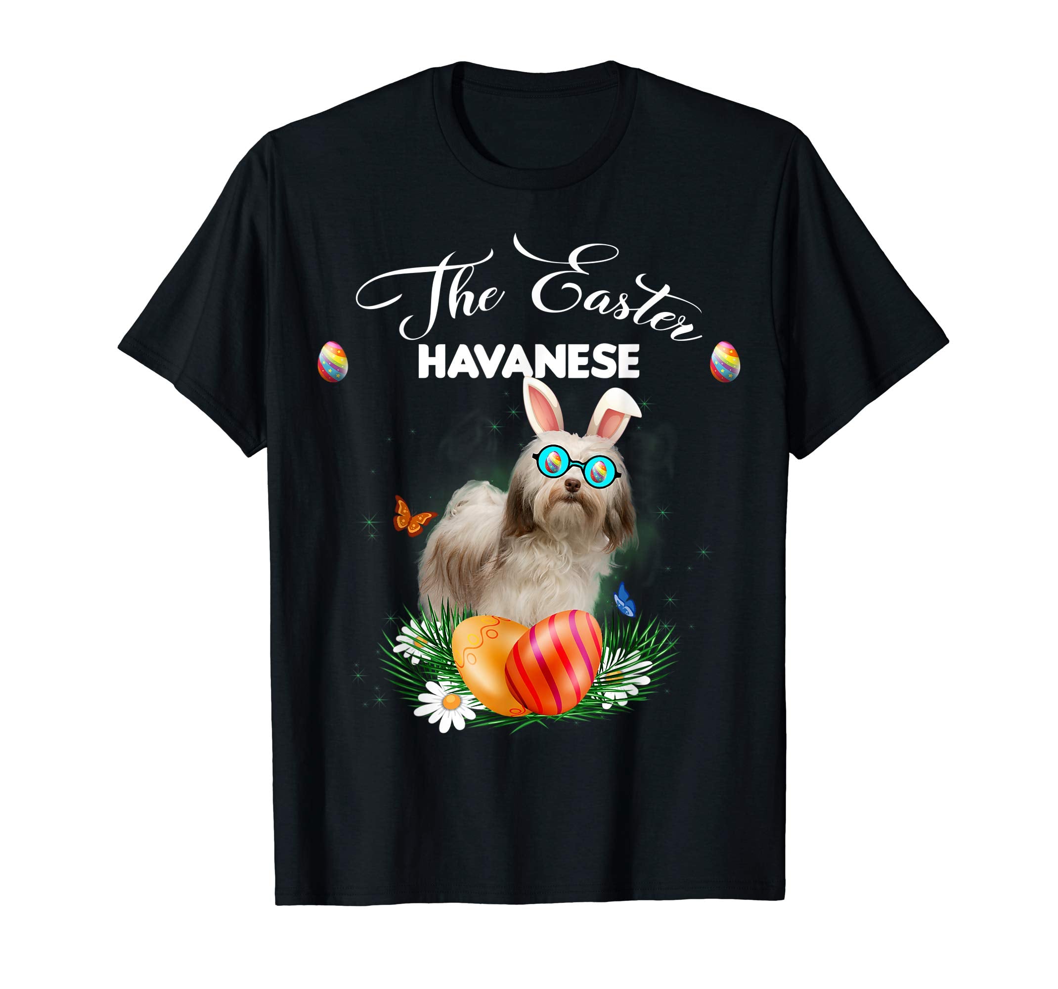 Havanese' Bunny Easter Day Dog Gifts T-Shirt