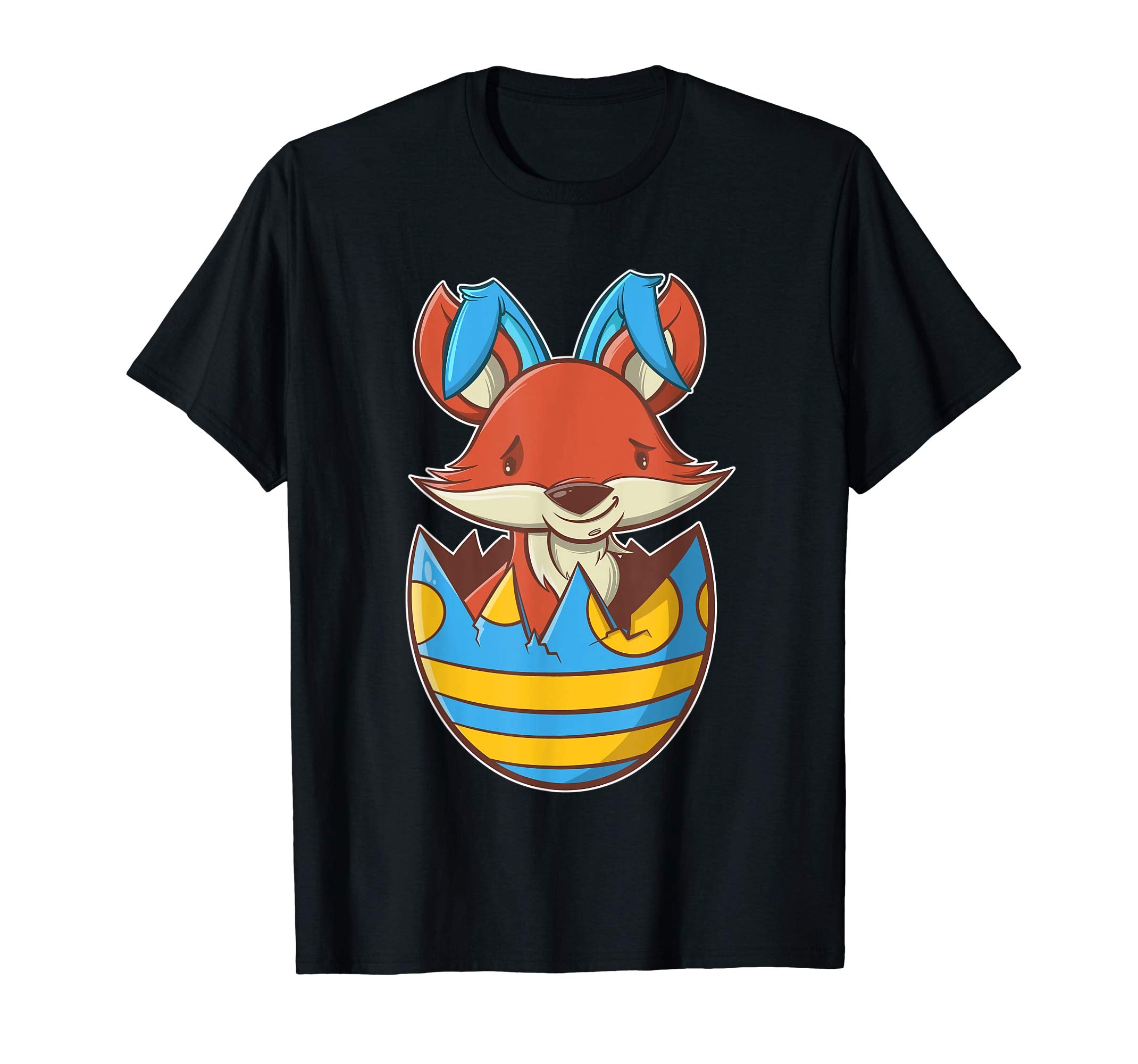 Fox Bunny Easter T Shirt for Boys, Girls, &amp; Adults