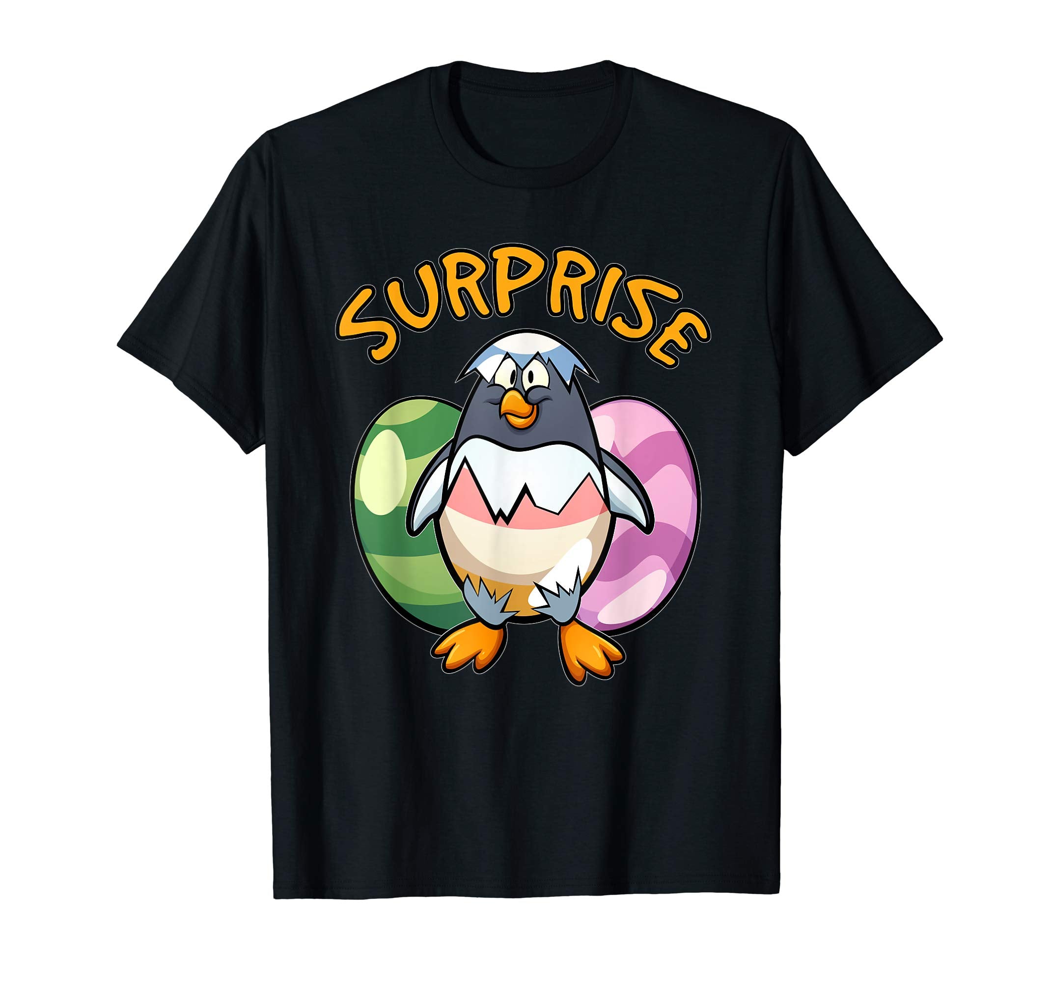 Easter Shirts For Kids Boys Girls Penguin Shirt Easter Eggs