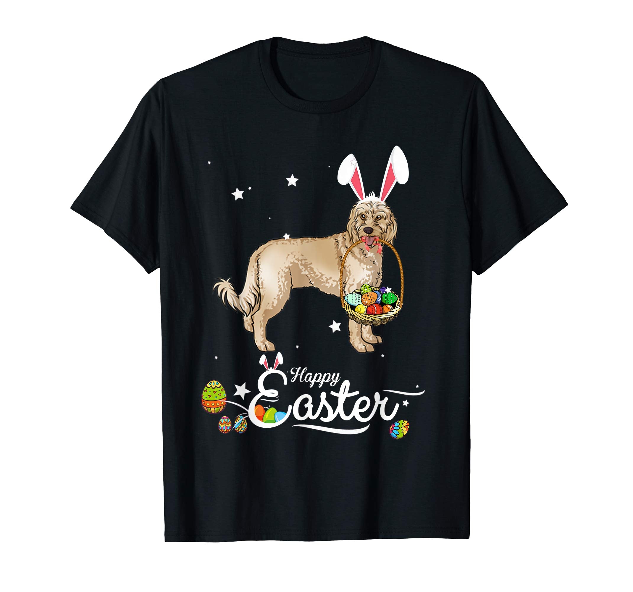 Cockapoo Dog With Bunny Hat Easter Costume T Shirt