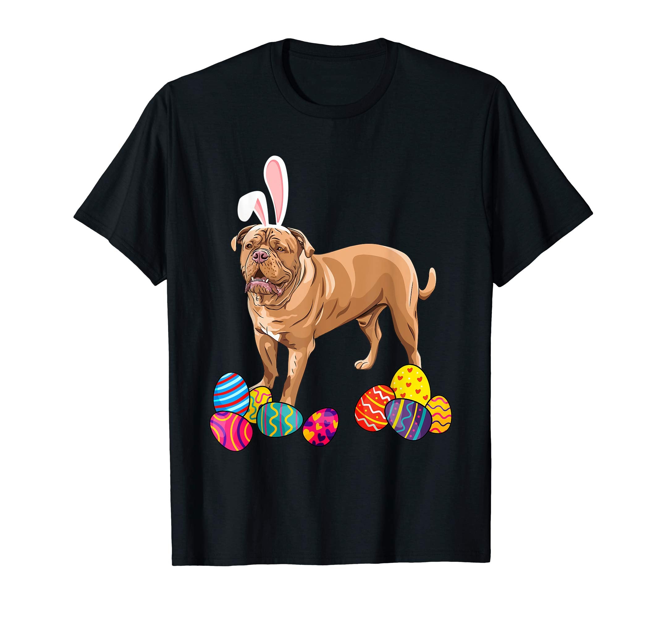 French Mastiff Bunny Ear With Egg Easter Easter Day Shirt
