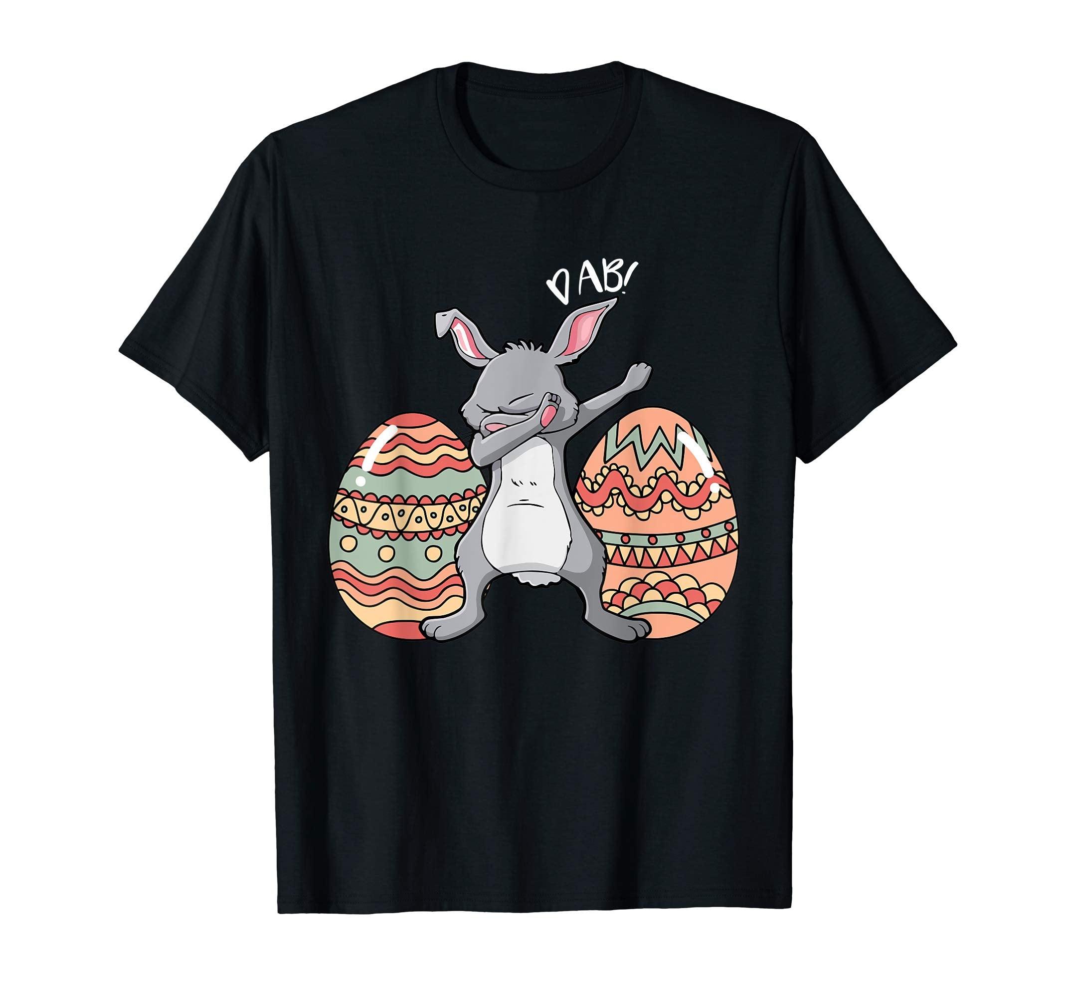 Funny Bunny Sun Glass Dab Dabbing Egg Hunting Easter T-Shirt