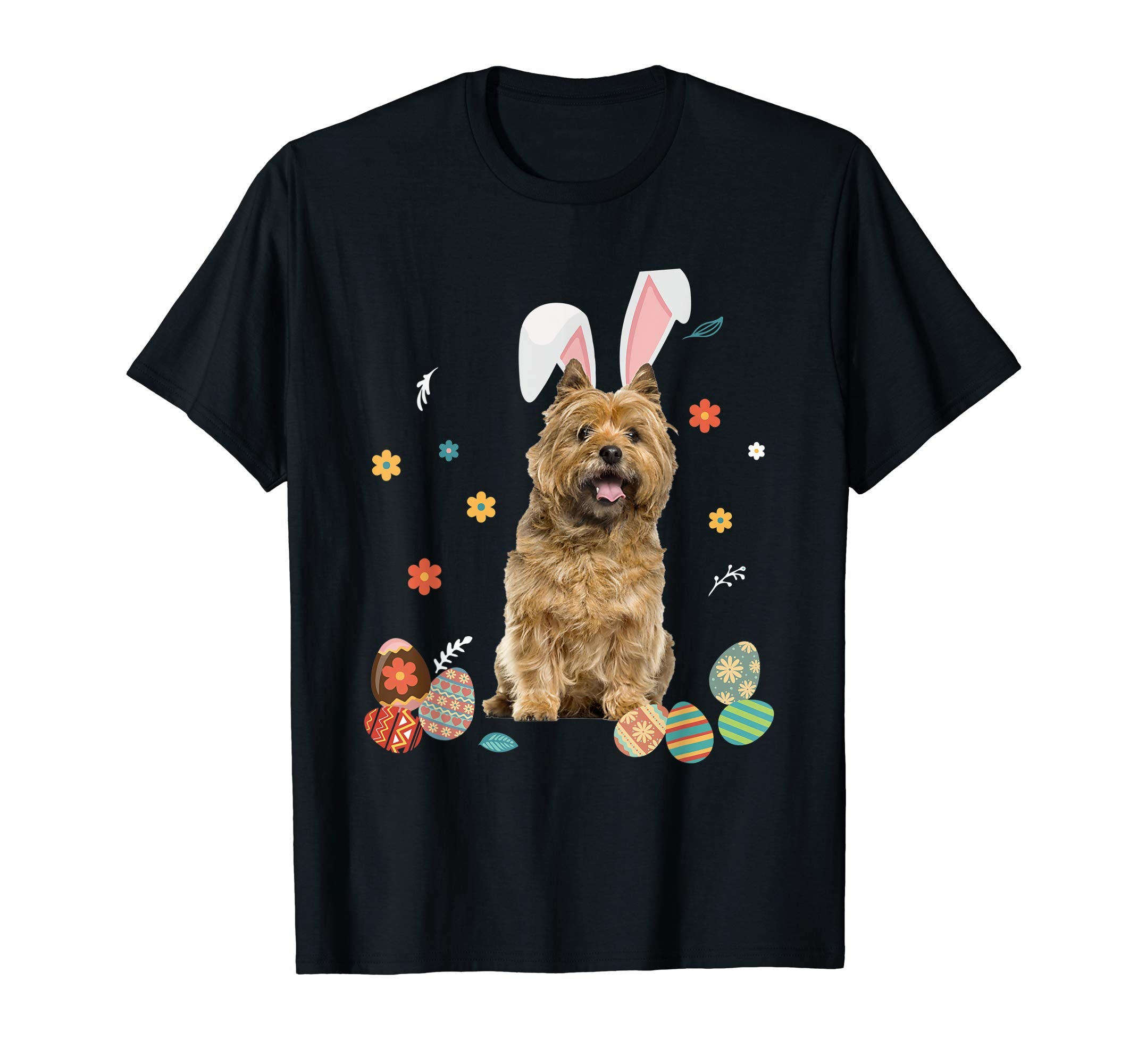 Cairn Terrier Bunny Rabbit Happy Easter Day T-Shirt