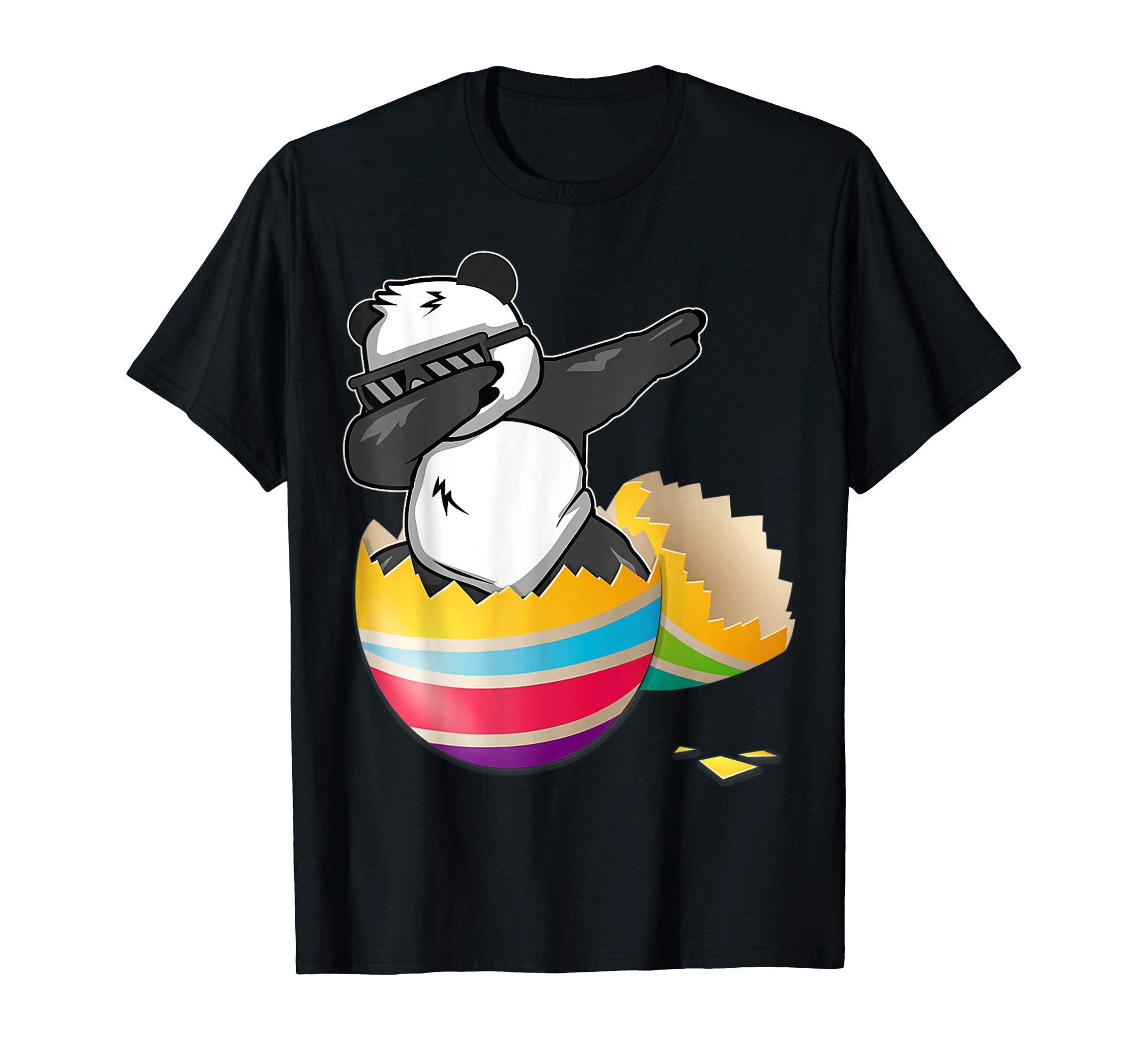 Panda Dabbing Easter Eggs Easter Day Shirt