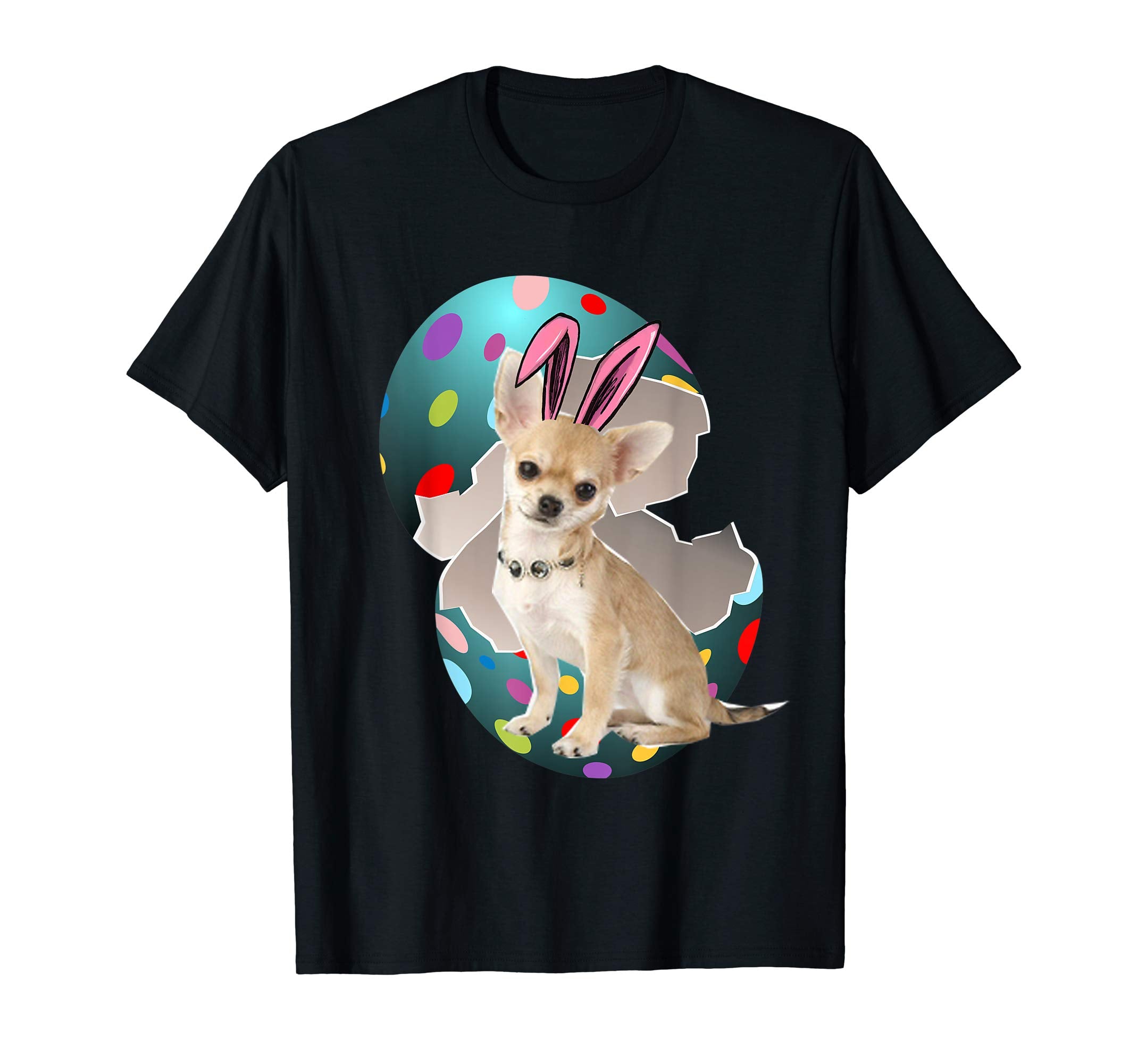 Chihuahua Dad Mom Easter Day Gift T shirt