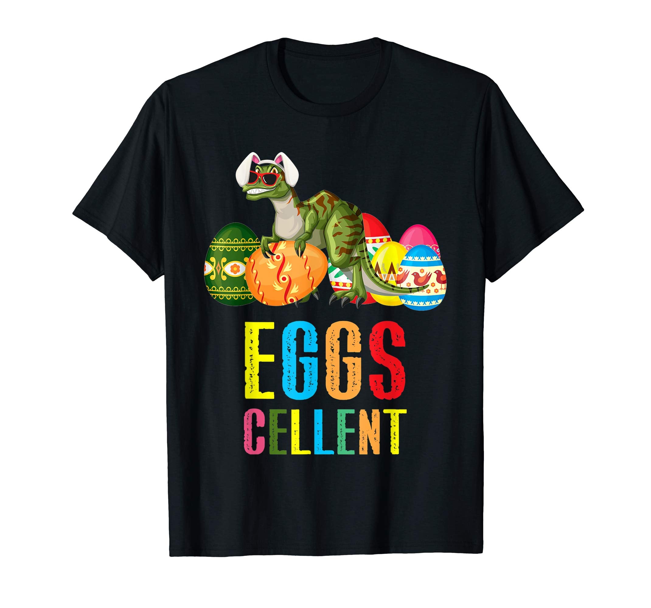 Easter Bunny T shirt T rex Boys Kids Eggs T shirt