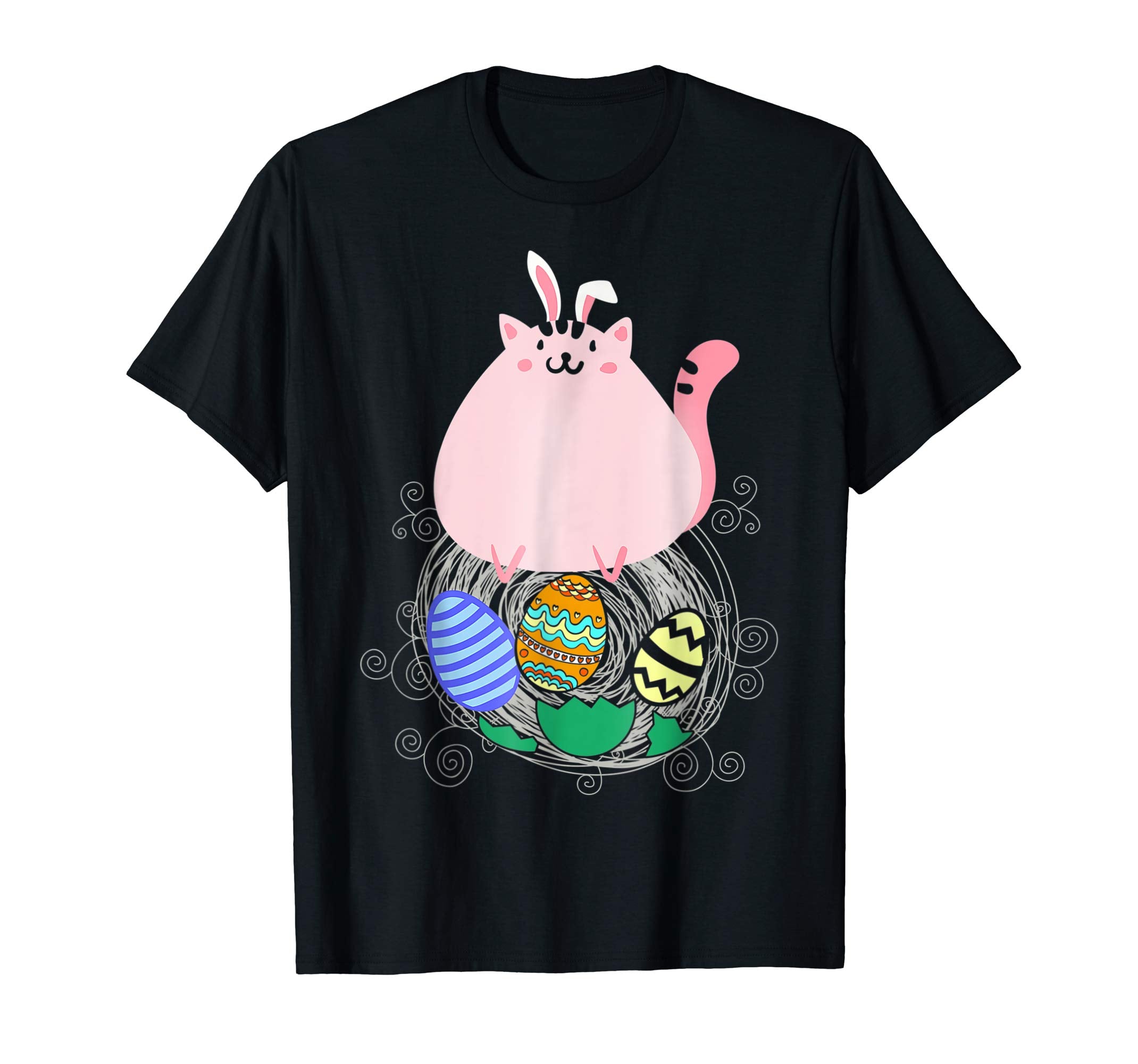 Bunny Cat Easter Day T shirt