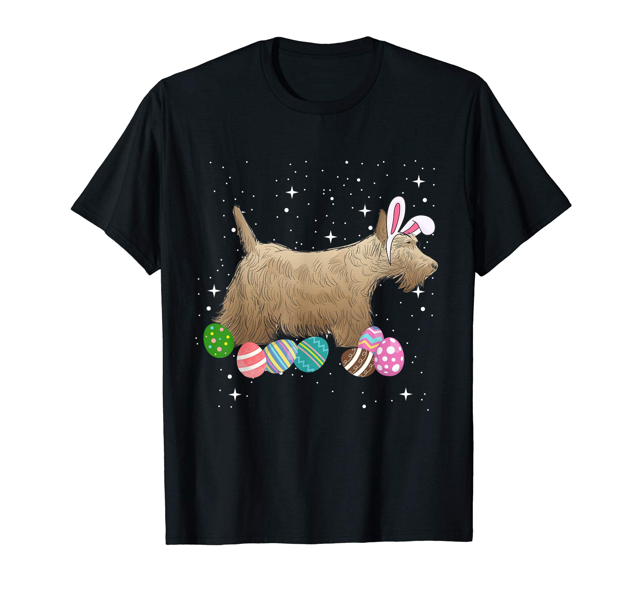 Scottish Terrier Dressed As Easter Bunny Rabbit Ears T-Shirt