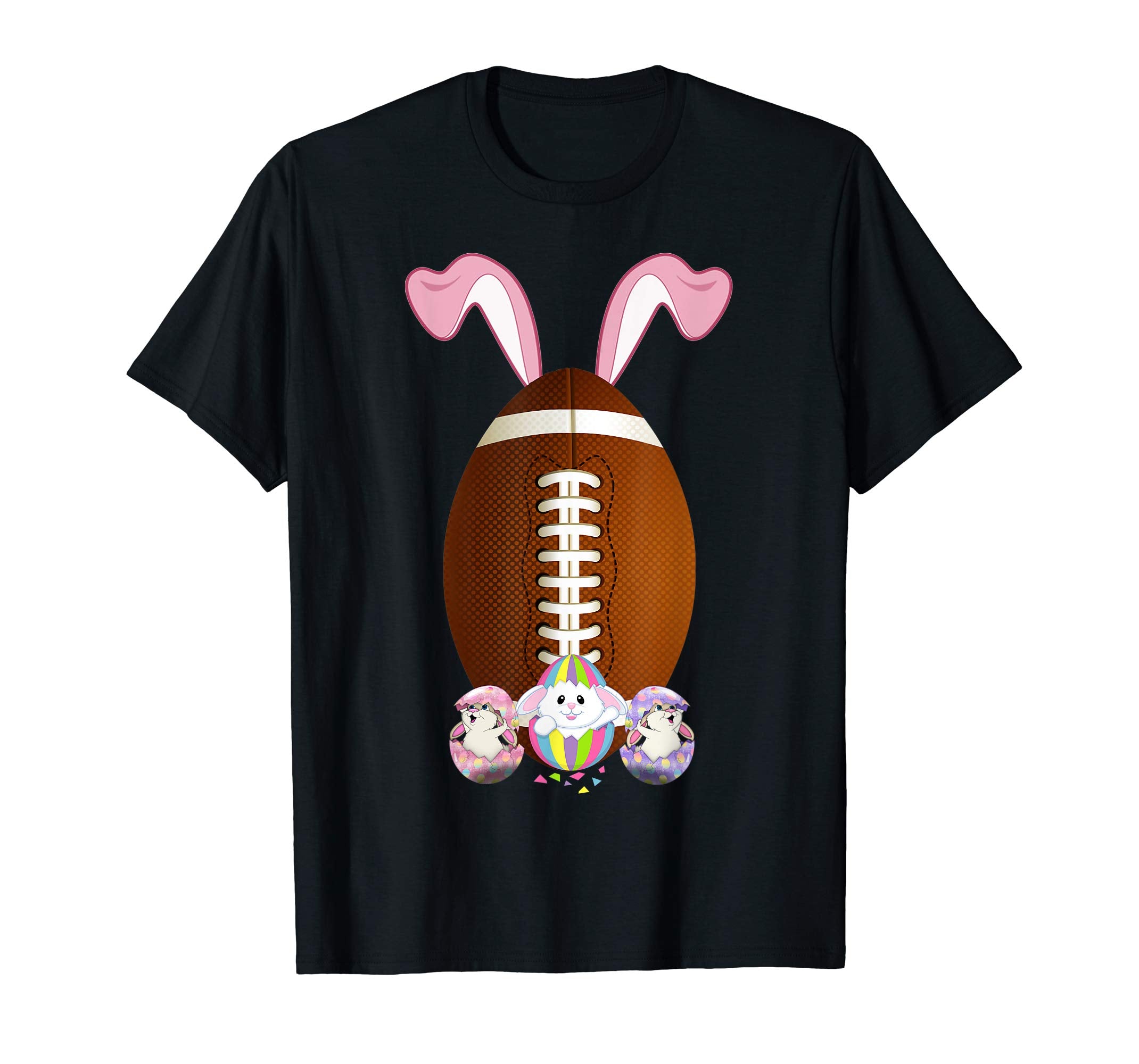 Football Easter Bunny Egg T-Shirt Funny For Men Women